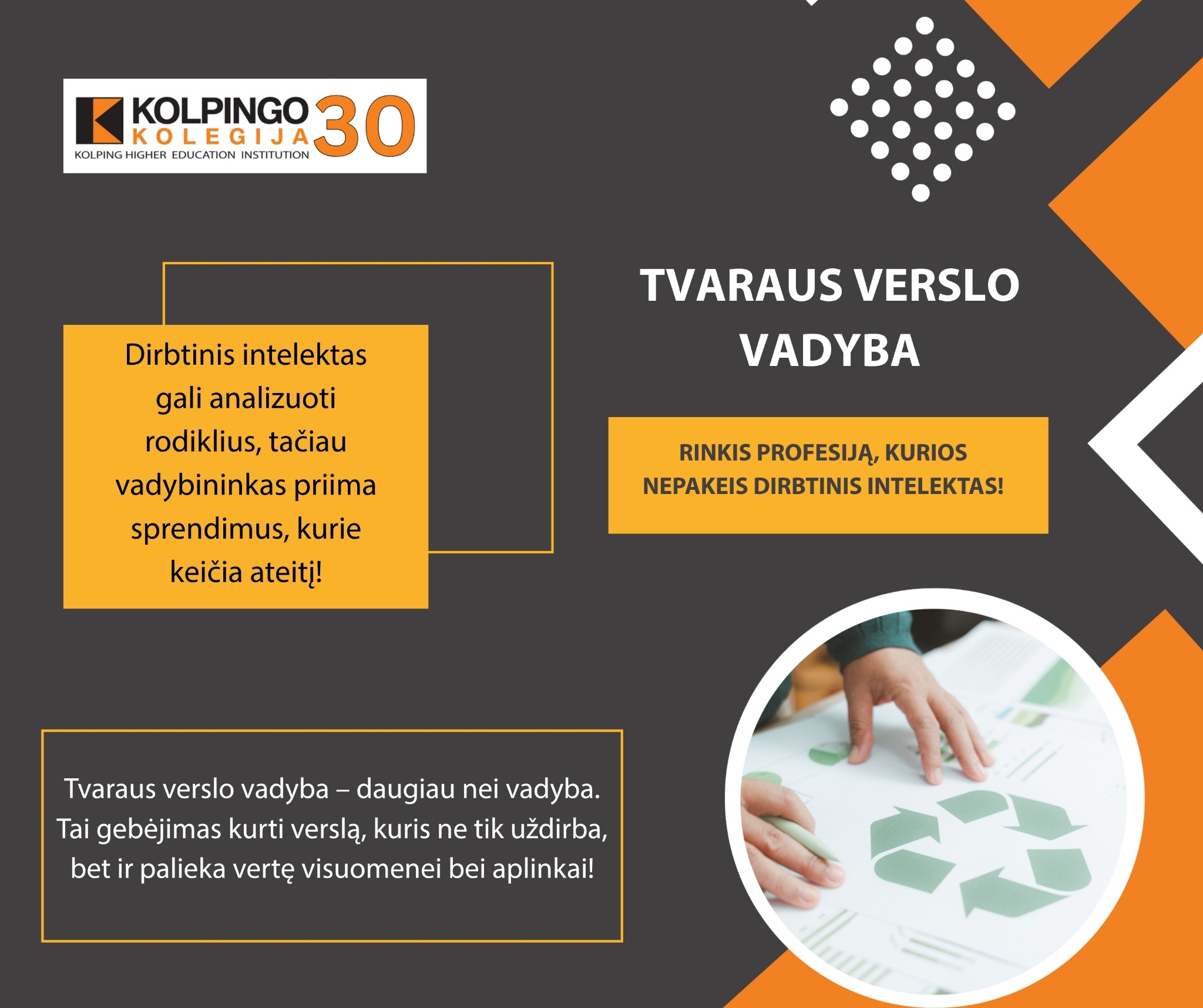 Kolpingo kolegija Facebook ad