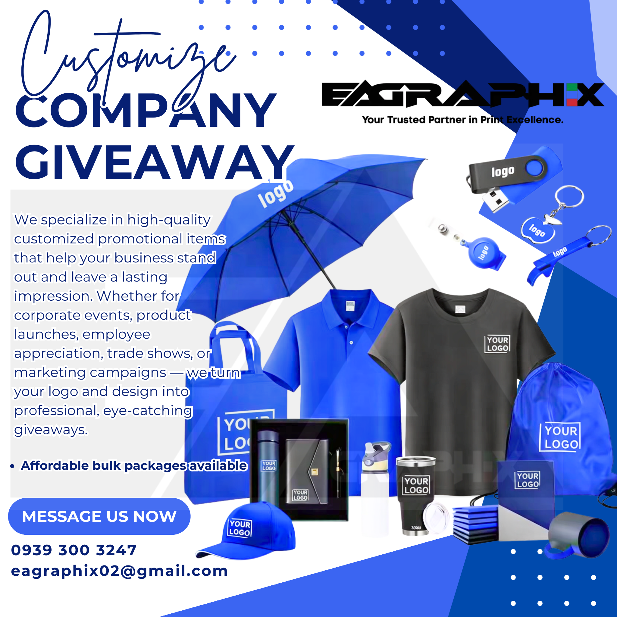 EA Graphix II Facebook ad: Make Every Giveaway Extra Special!