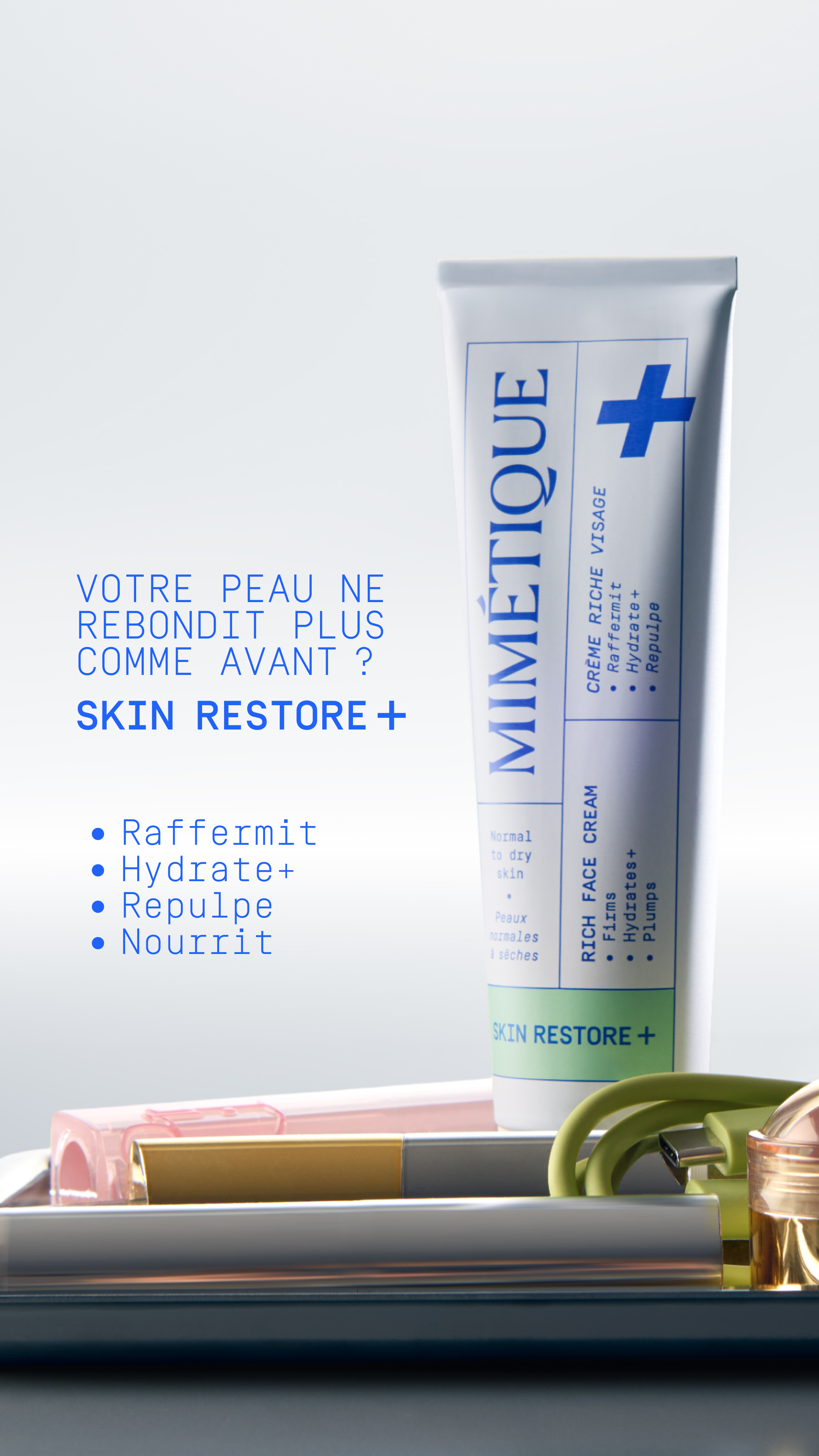 Mimétique Facebook ad from Feb 19, 2026