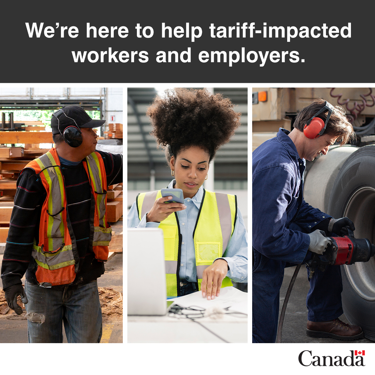 Employment and Social Development Canada Facebook ad: Find out about supports