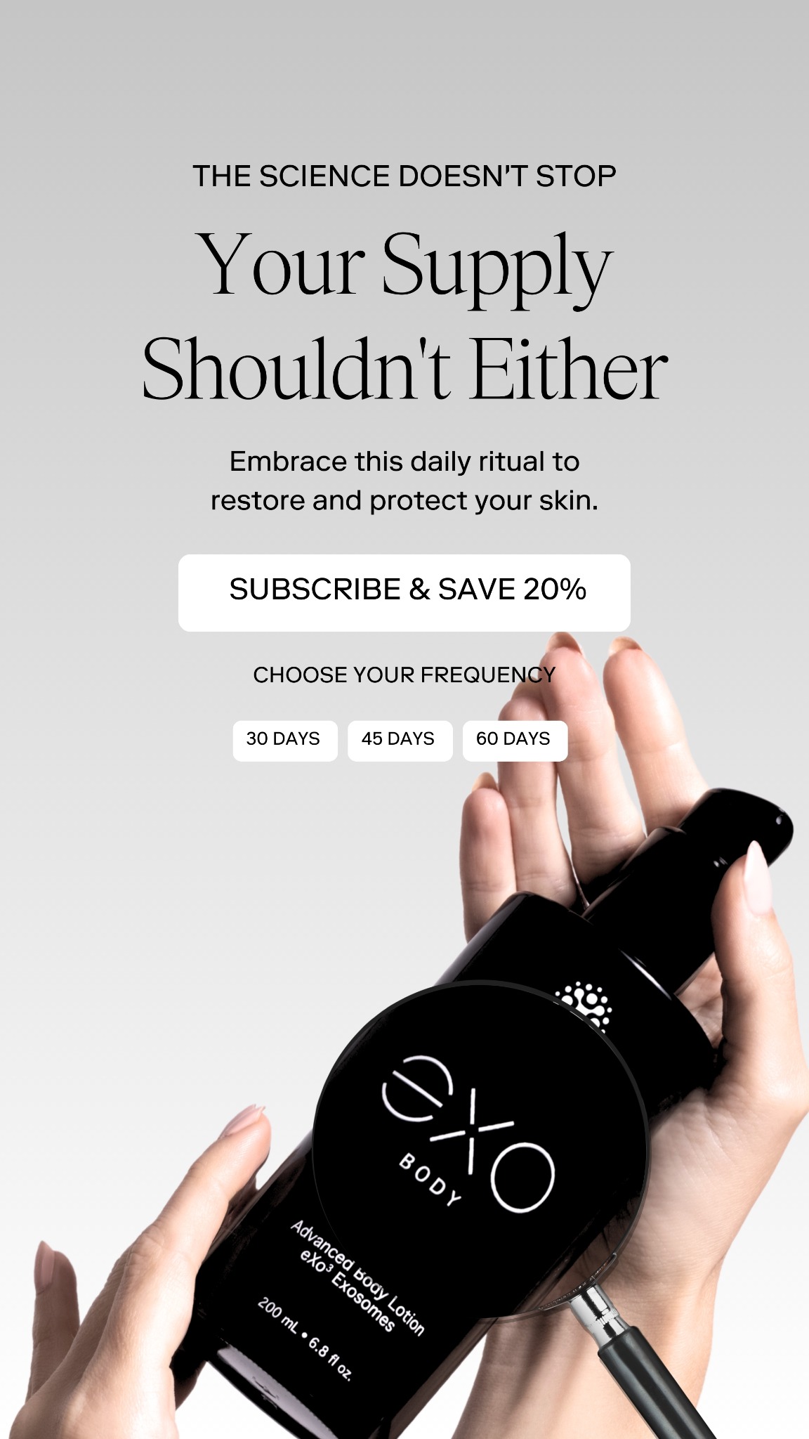 Exoceuticals Facebook ad