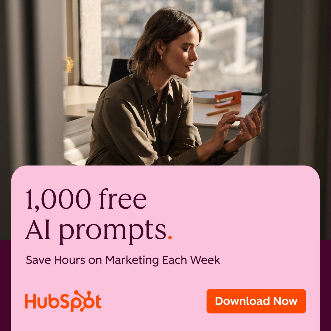 HubSpot Facebook ad