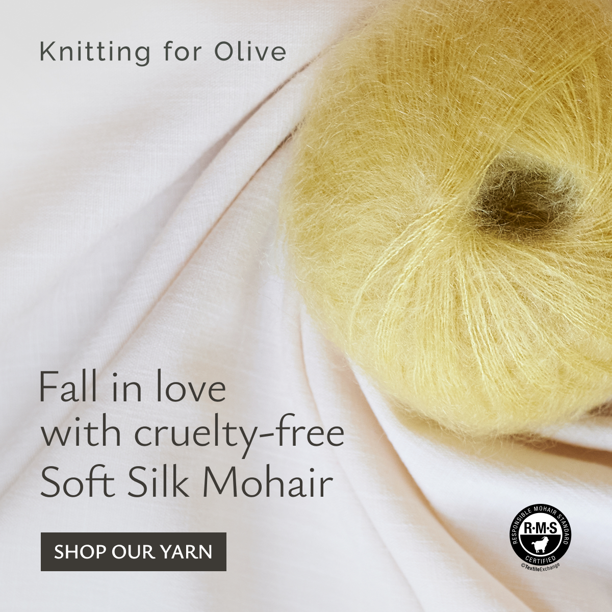 Knitting for Olive Facebook ad