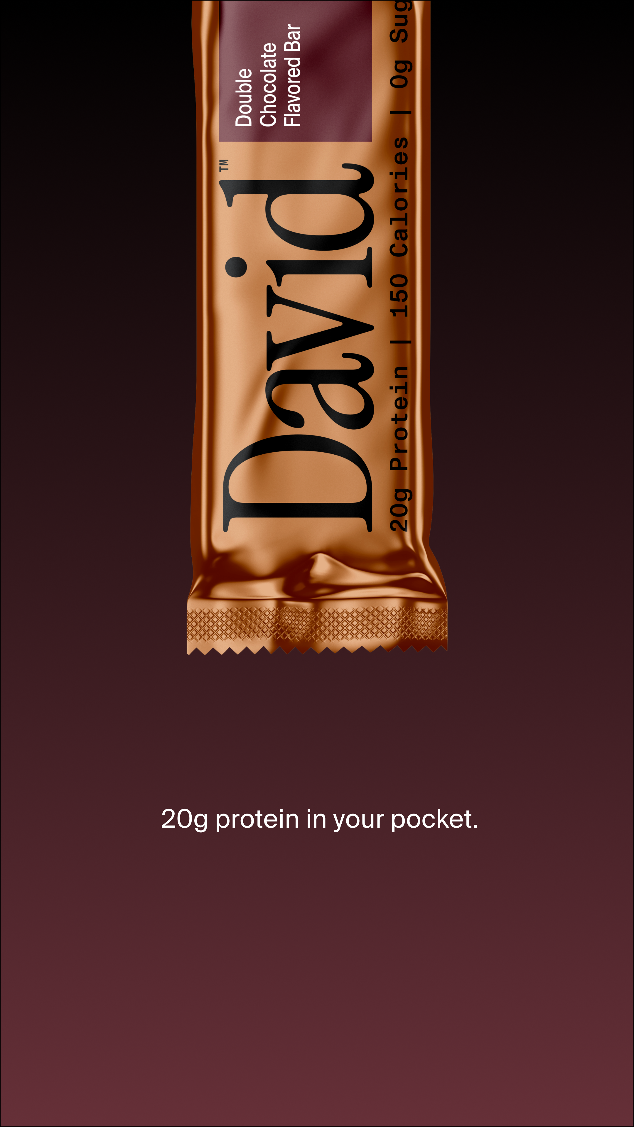 David Protein Facebook ad