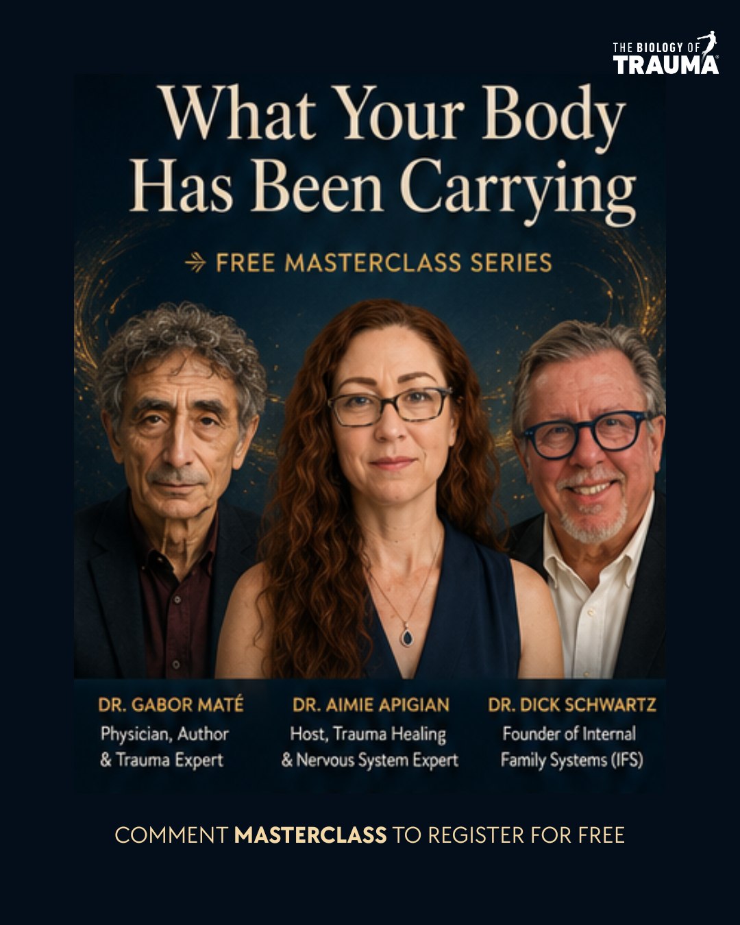 Trauma Healing Accelerated Facebook ad: Gabor Maté, one of the first voices shares…