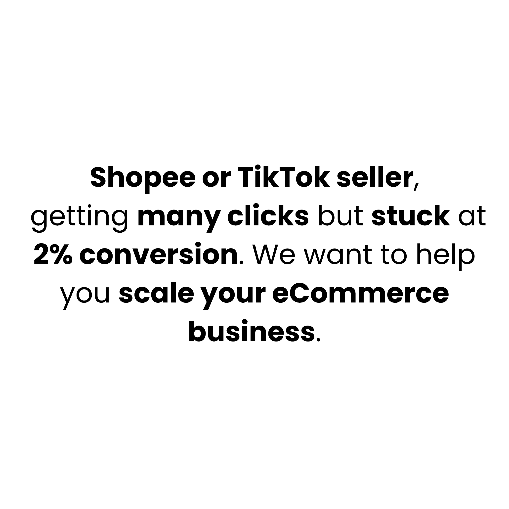 ECOM Accelerator Facebook ad
