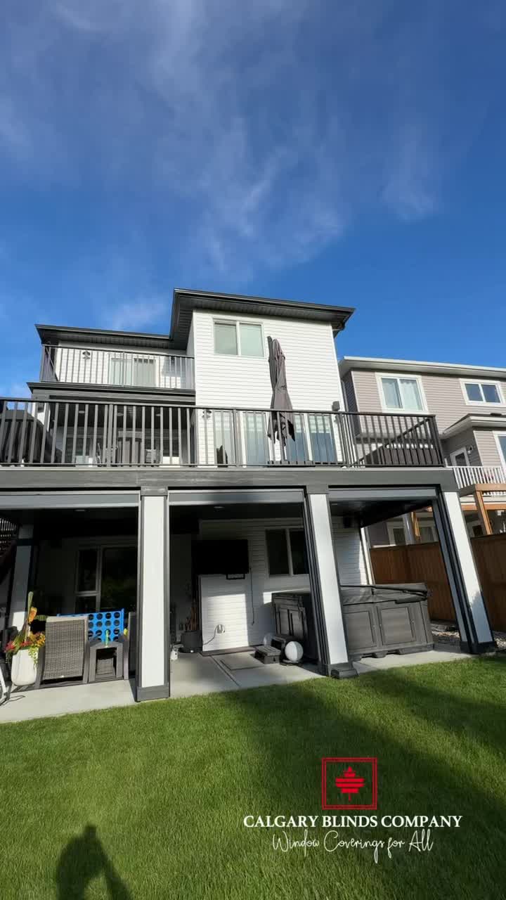Calgary Blinds Company Facebook ad: Built for Canadian weather.