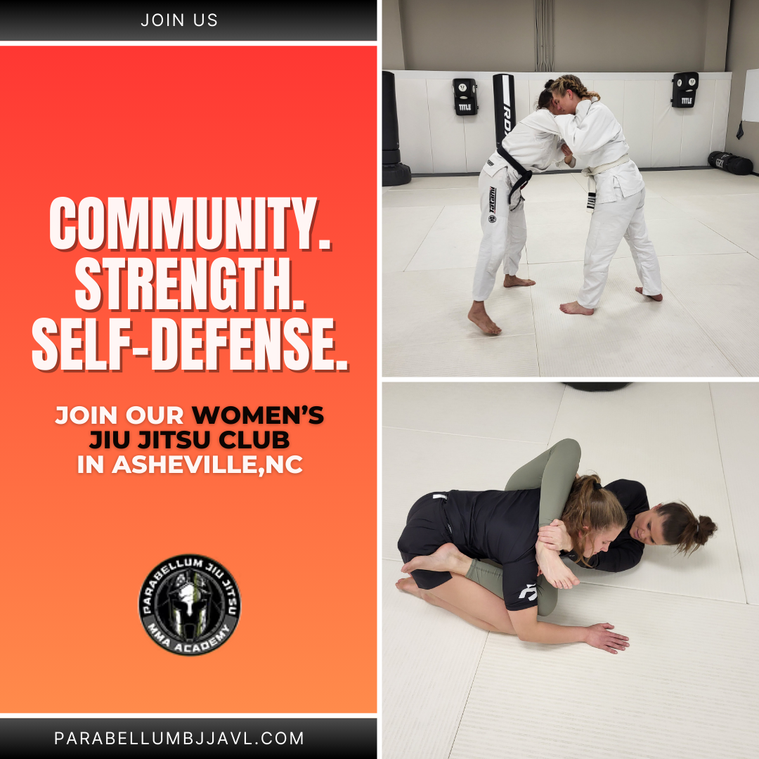 Parabellum Jiu Jitsu MMA Academy Facebook ad: Women's Jiu Jitsu Club (Asheville, NC)
