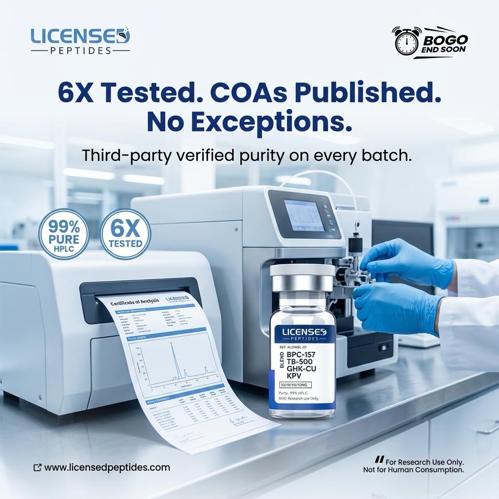 Licensed Peptides Facebook ad
