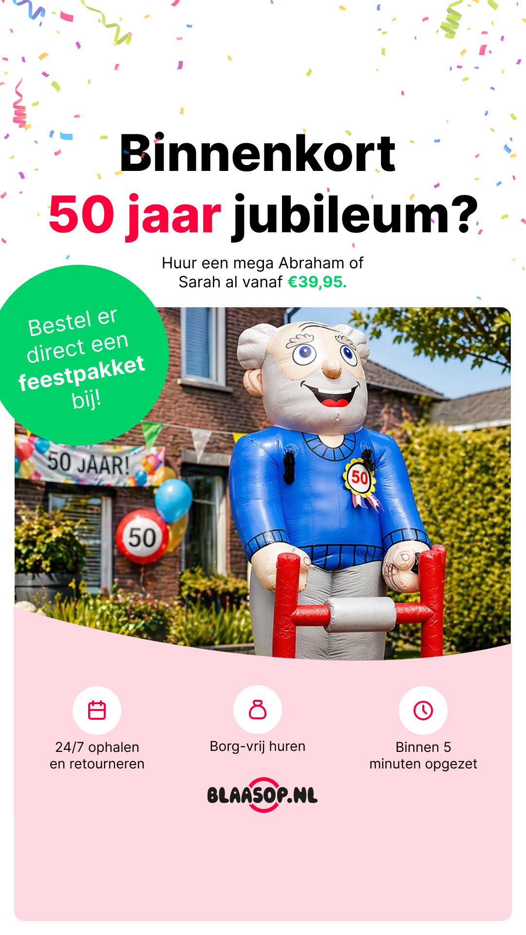 Blaasop.nl Facebook ad from Aug 13, 2026