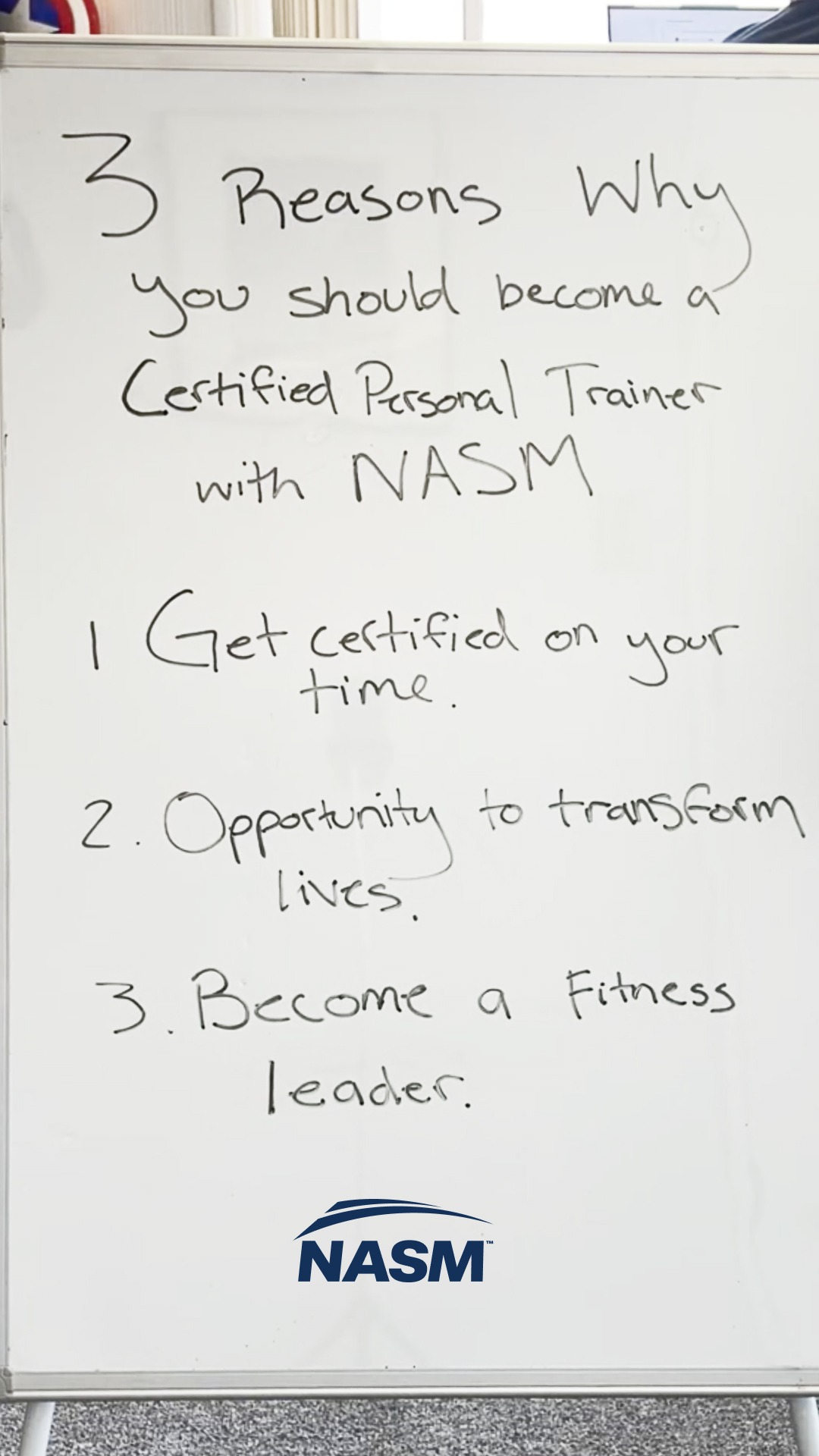 National Academy of Sports Medicine (NASM) Facebook ad