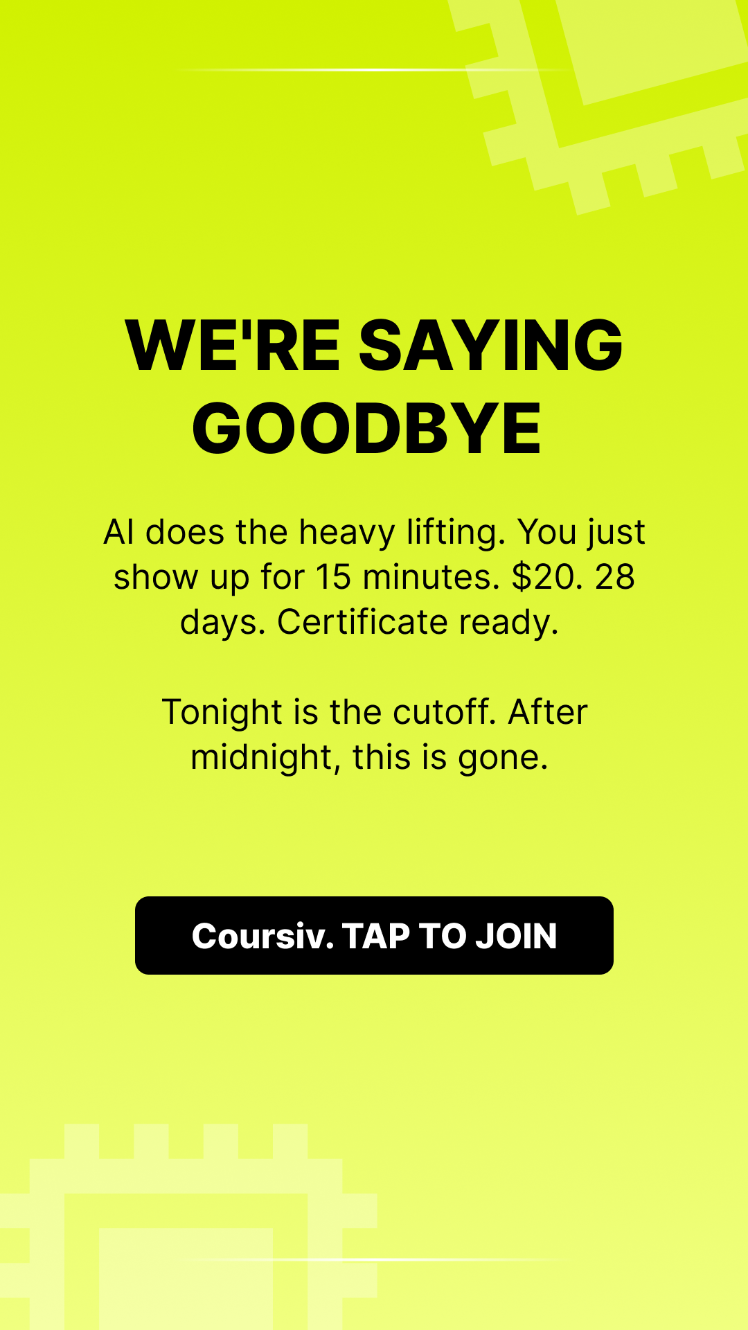 Coursiv Facebook ad