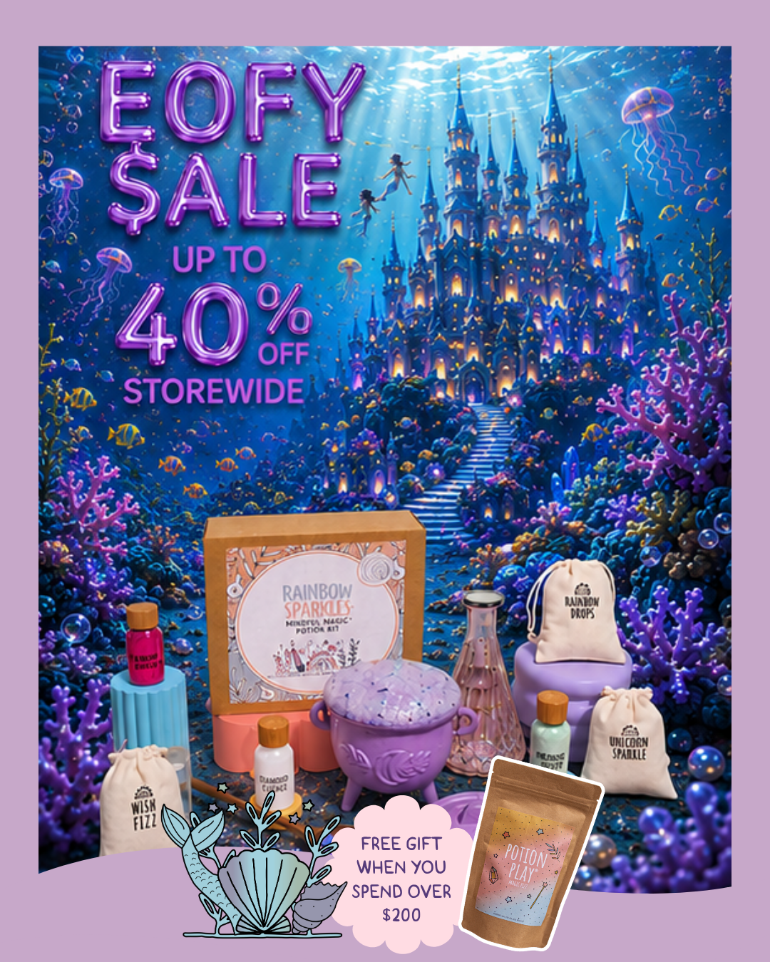 The Little Potion Co Facebook ad