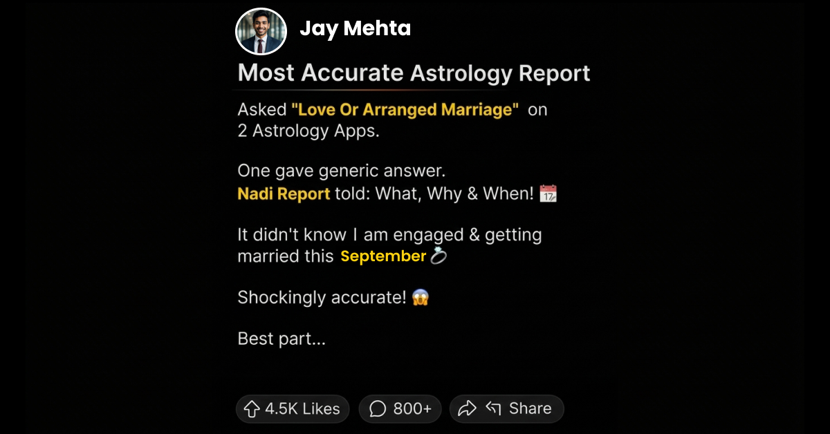 Nadi Astrology Insights Facebook ad