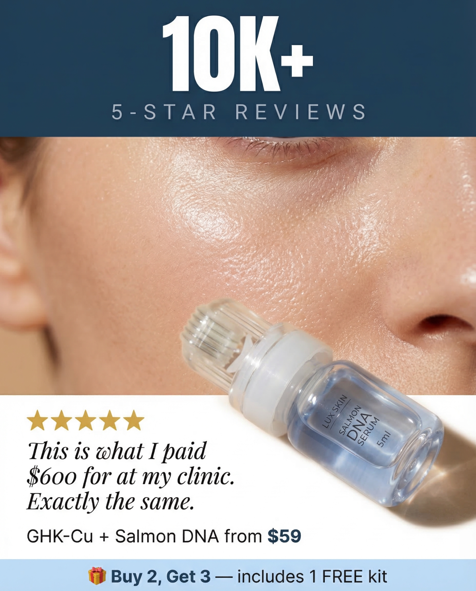 LUX SKIN Facebook ad