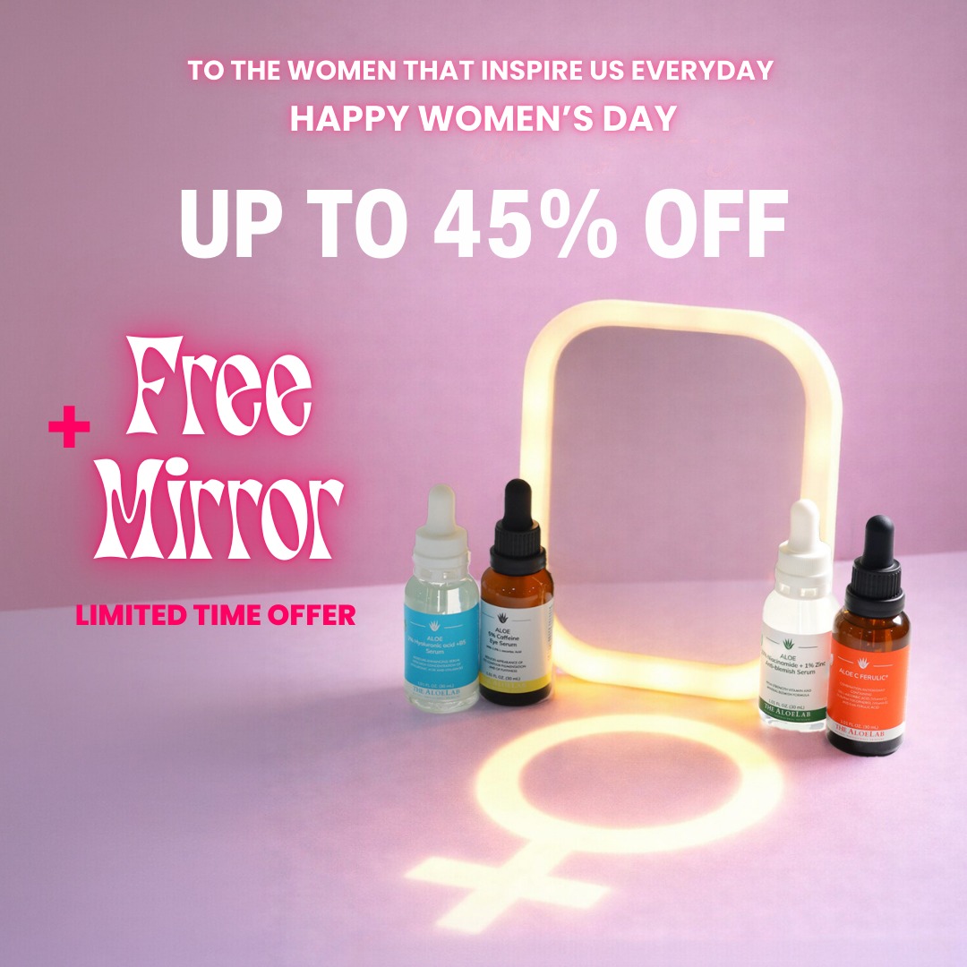 The Aloelab Facebook ad