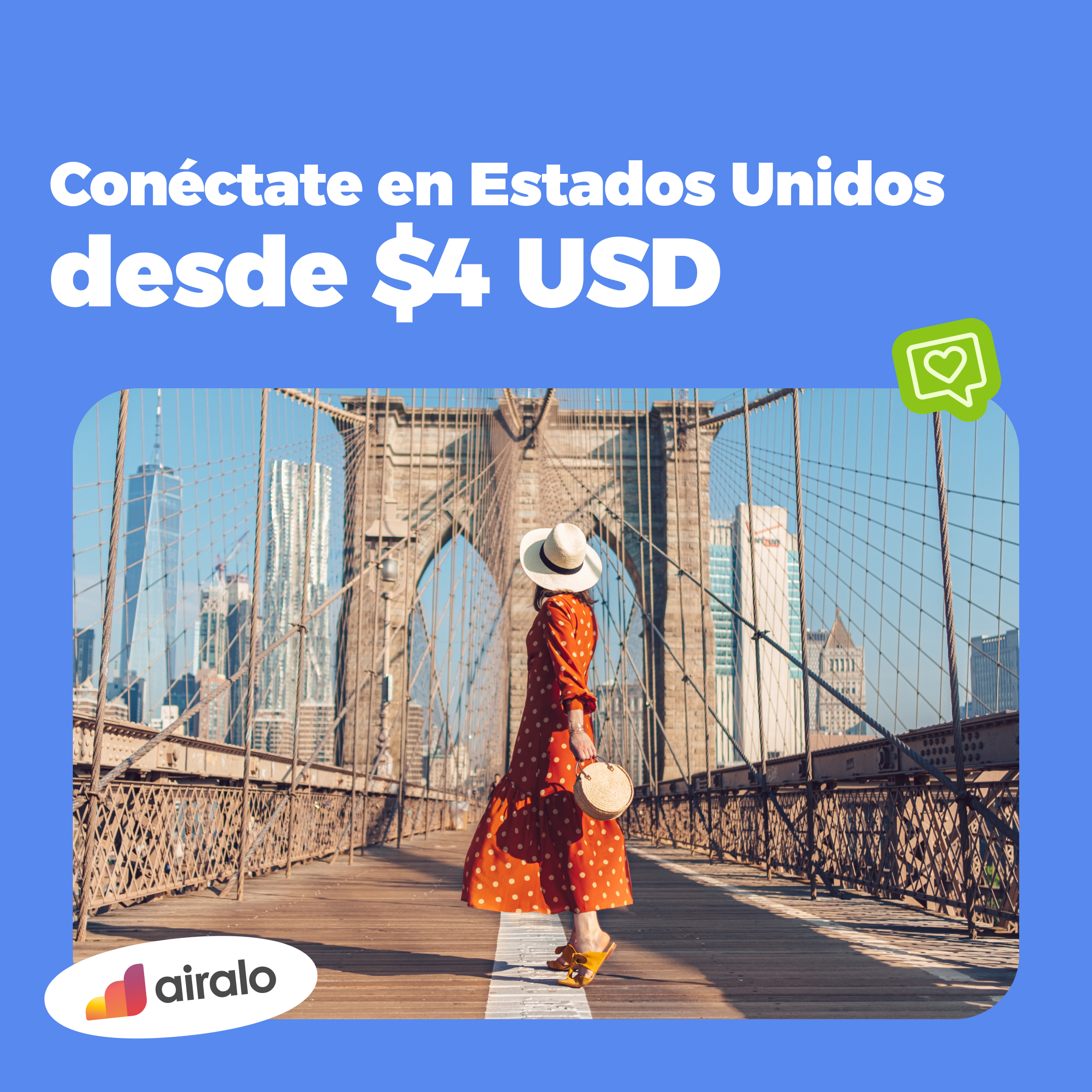 Airalo Global eSIM Store Facebook ad