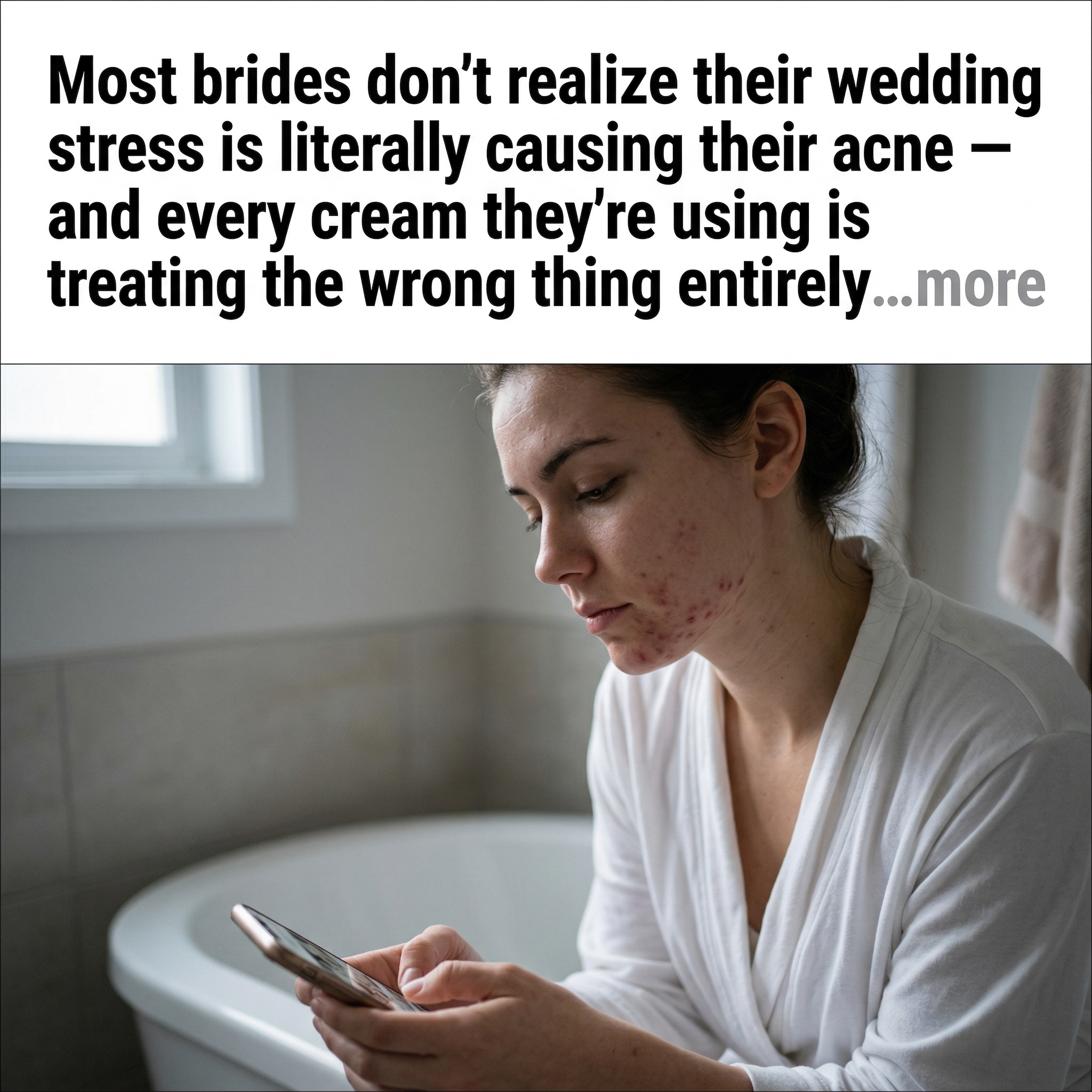 Lysa Ritual Facebook ad: Wedding with ACNE!?