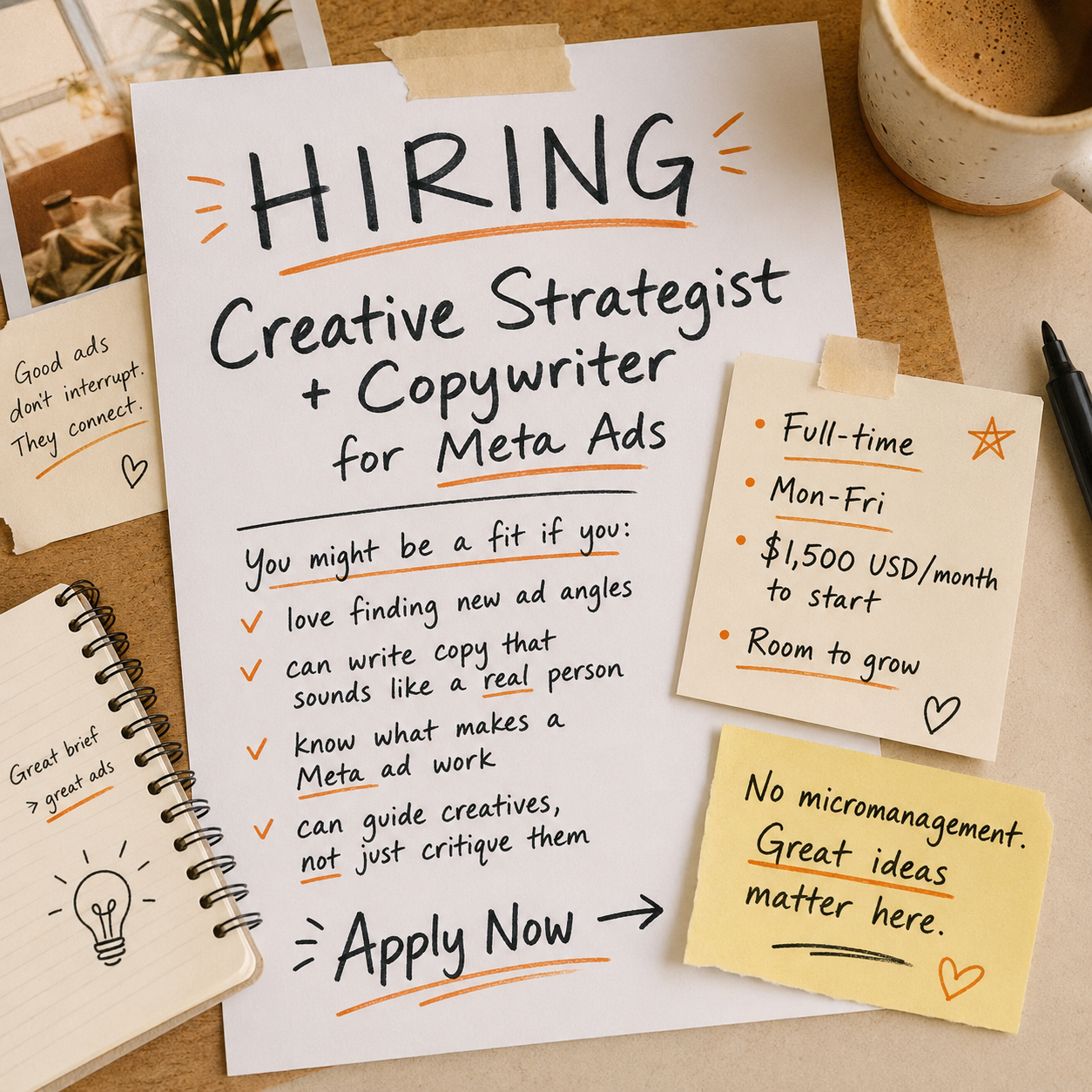 Home Run Marketing Facebook ad: Apply Today!