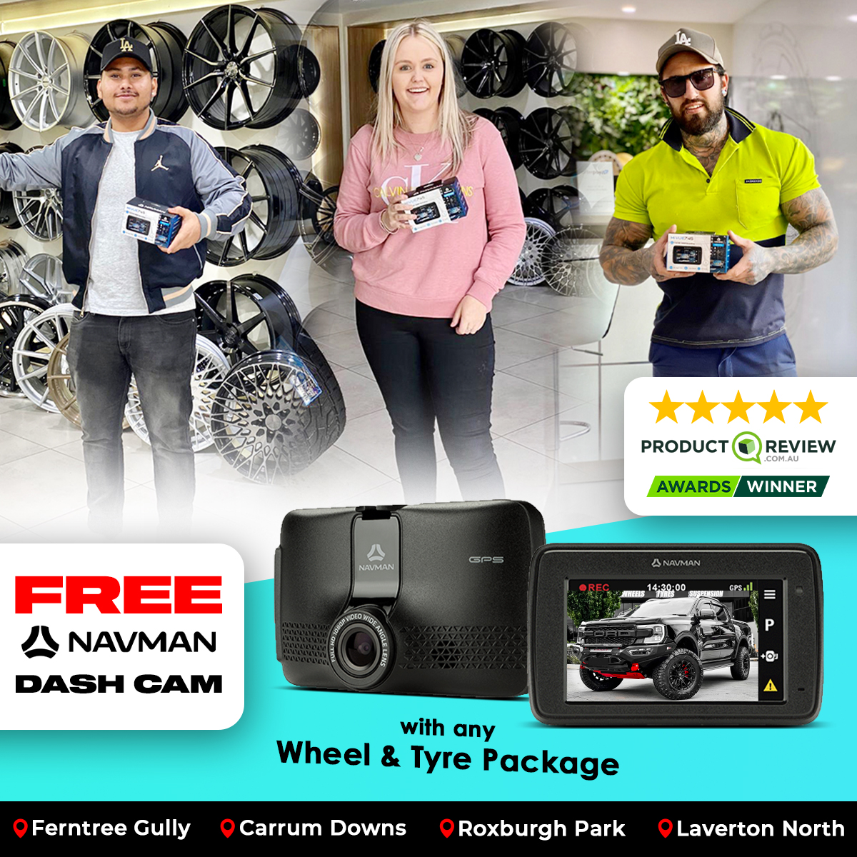 Ozzy Tyres Roxburgh Park Facebook ad: Start the journey now!
