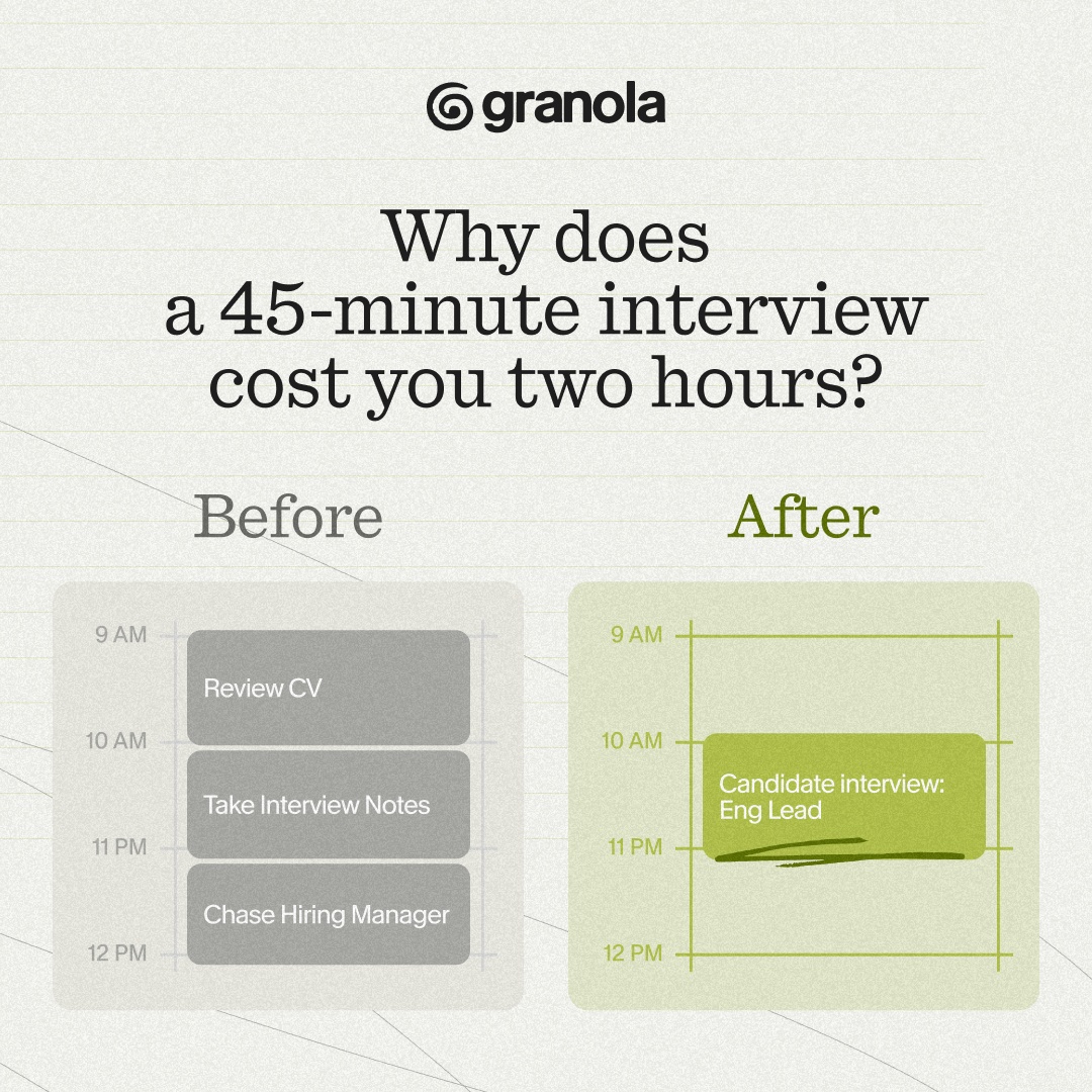 Granola ai Facebook ad