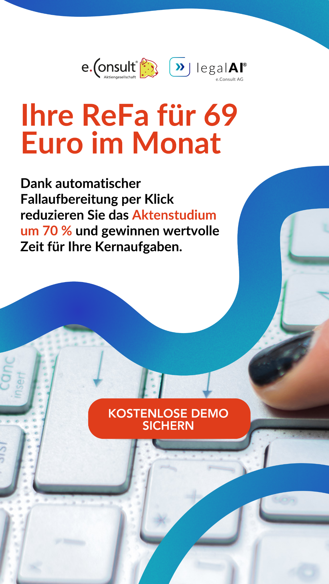 e.Consult AG Facebook ad from Apr 13, 2026