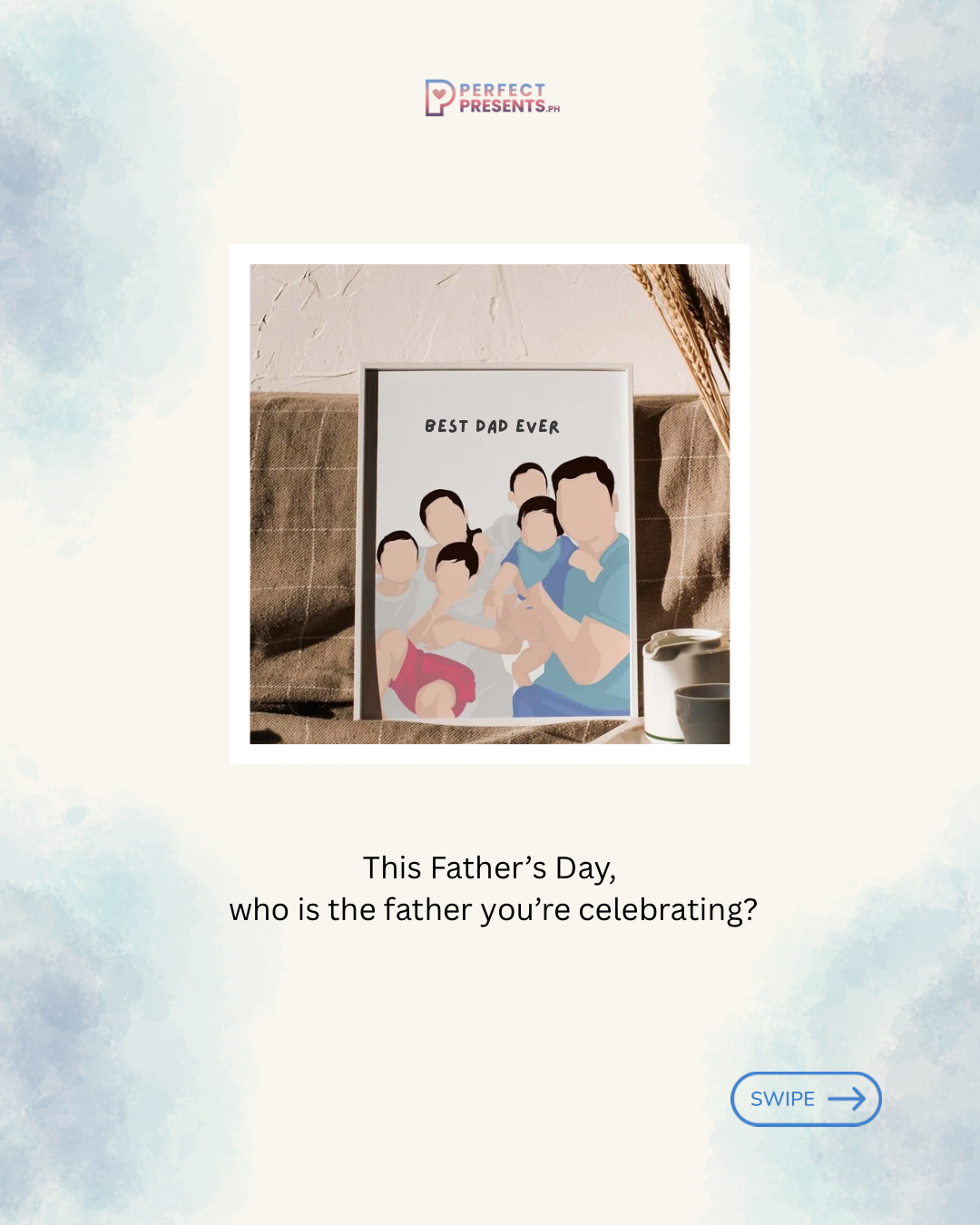 Perfect Presents Facebook ad: The dads who do the most rarely ask…