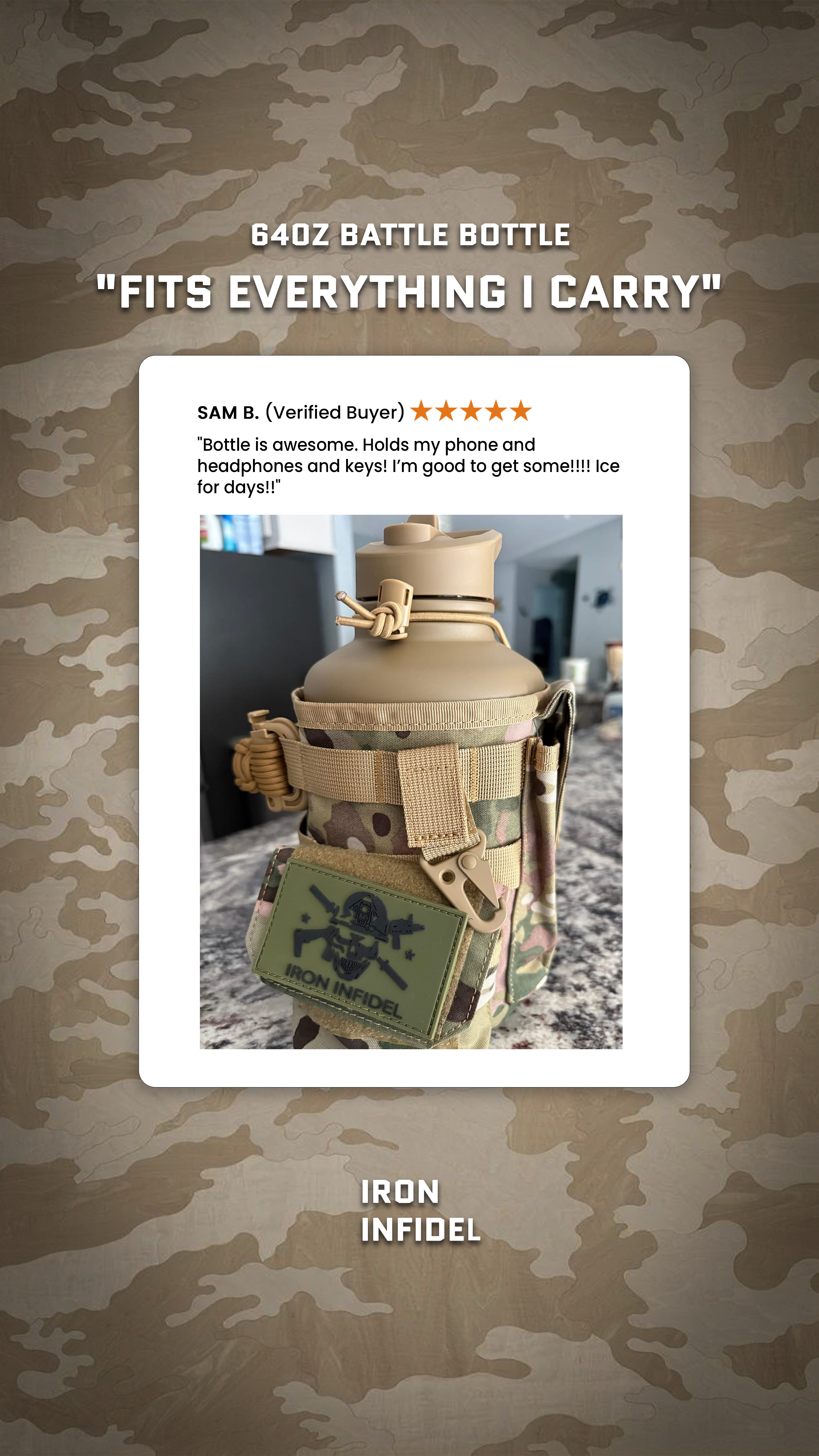 Battle Bottle Facebook ad: The Bottle That Outlasts the Rest