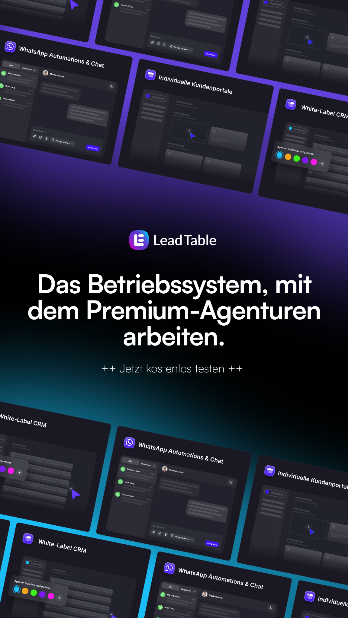 LeadTable - Agentursoftware Facebook ad