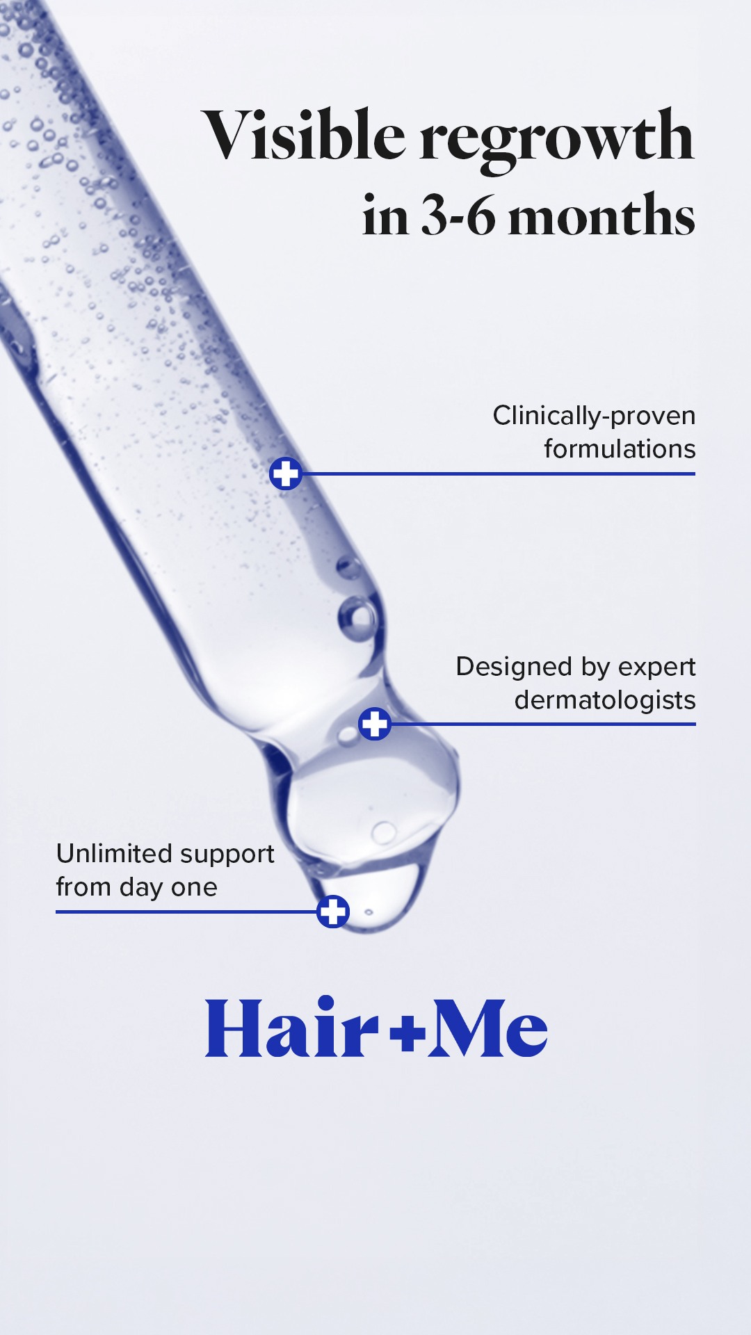 Hair + Me Facebook ad