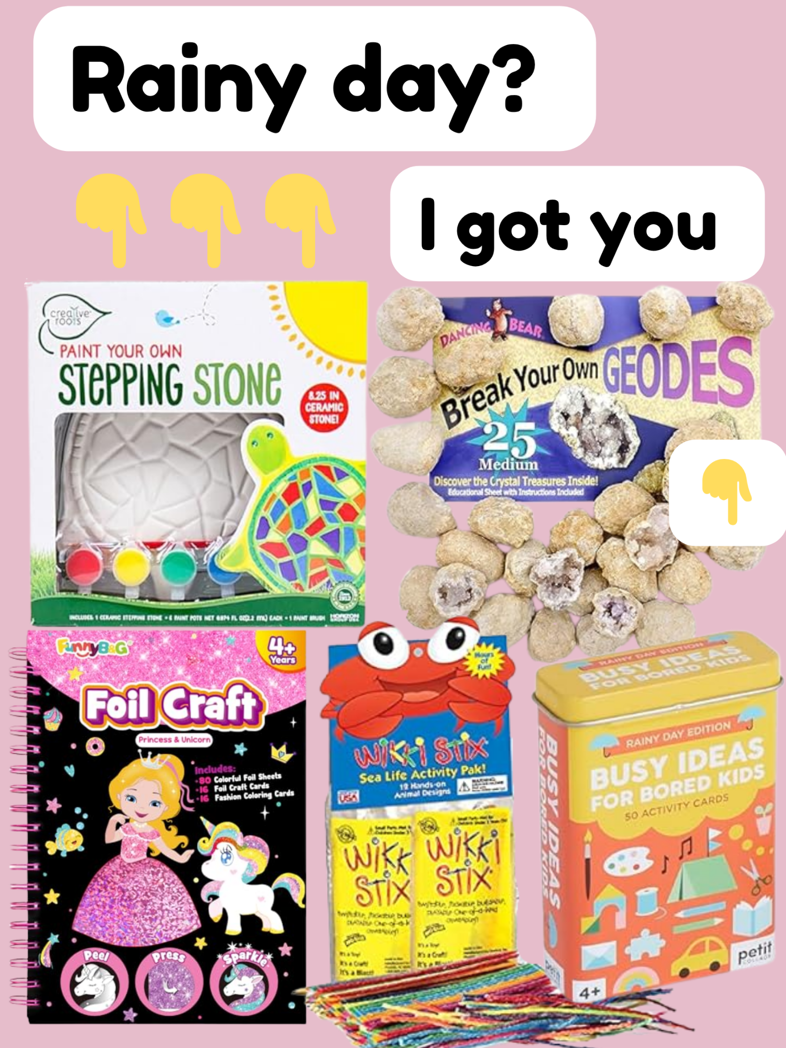 The Deal Society Facebook ad: Rainy Day Boredom Busters