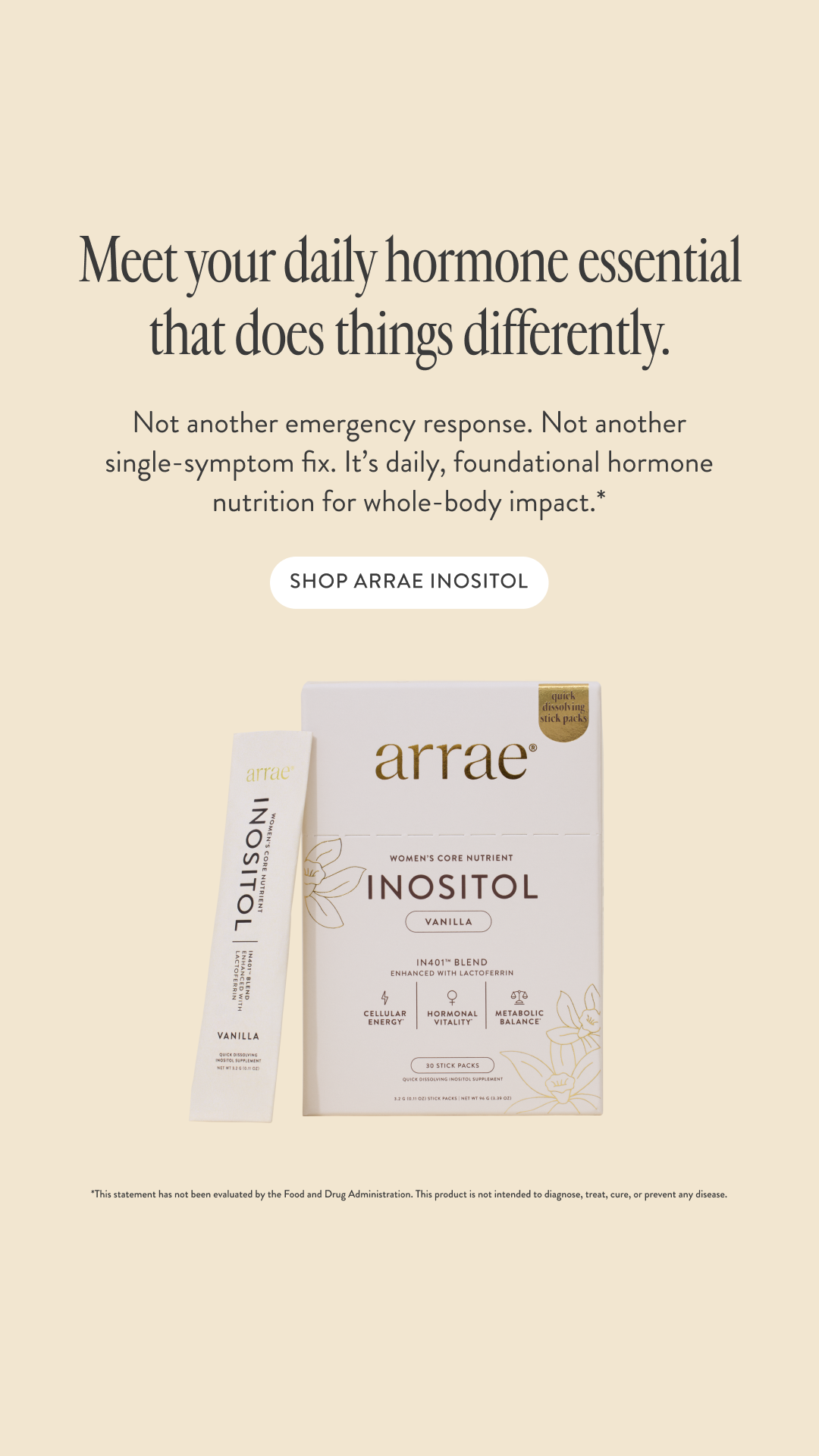 Arrae Facebook ad