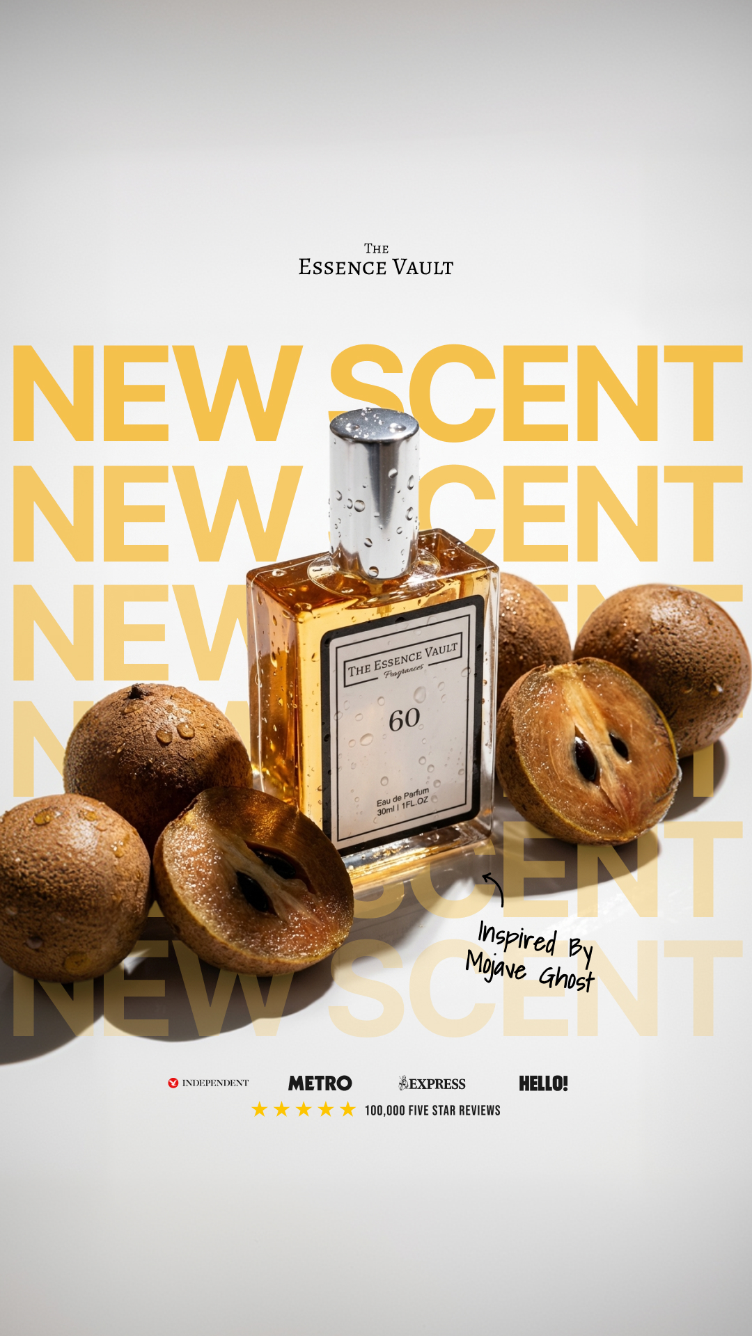 The Essence Vault Facebook ad from Mar 19, 2026