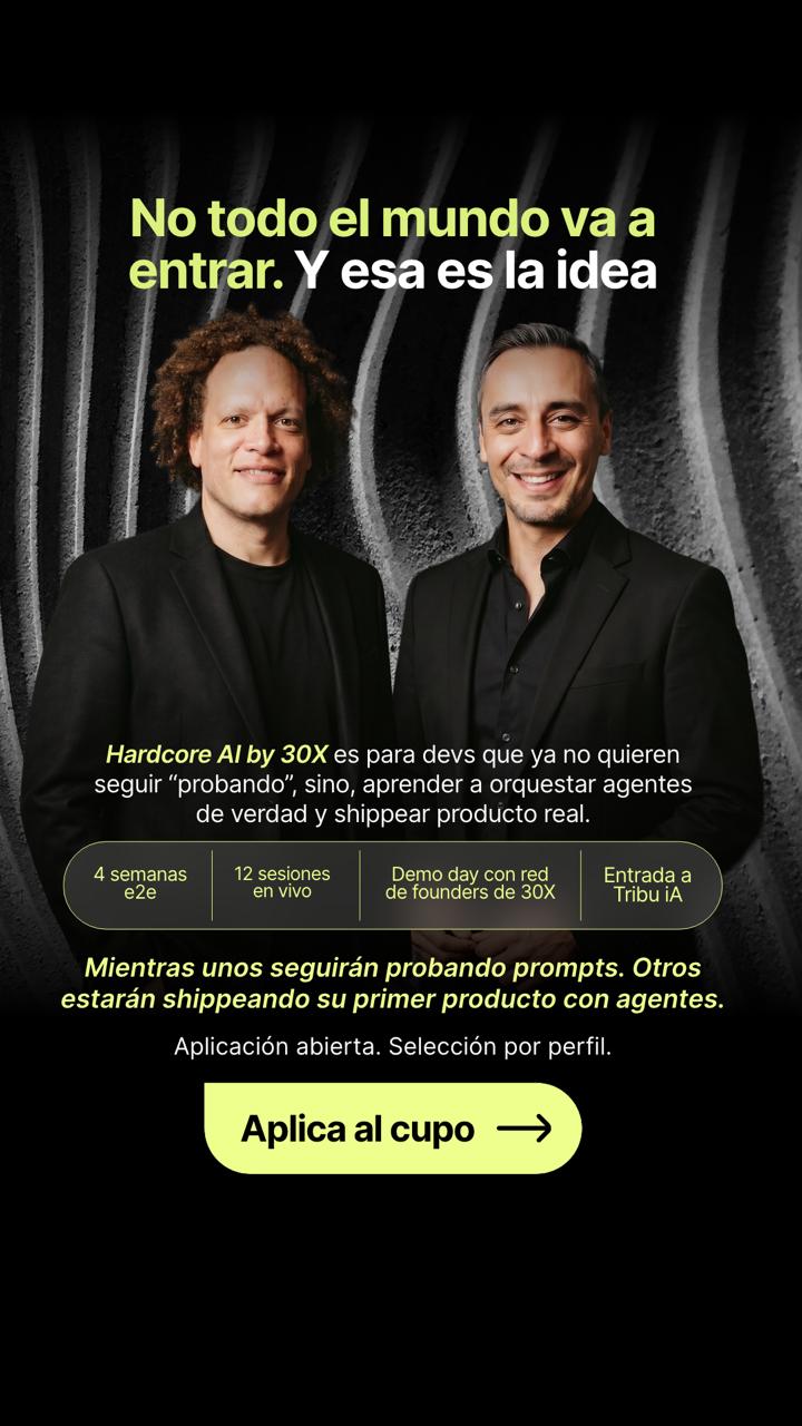 30X Facebook ad: Conviértete en el AI Engineer que los Founders Persiguen…