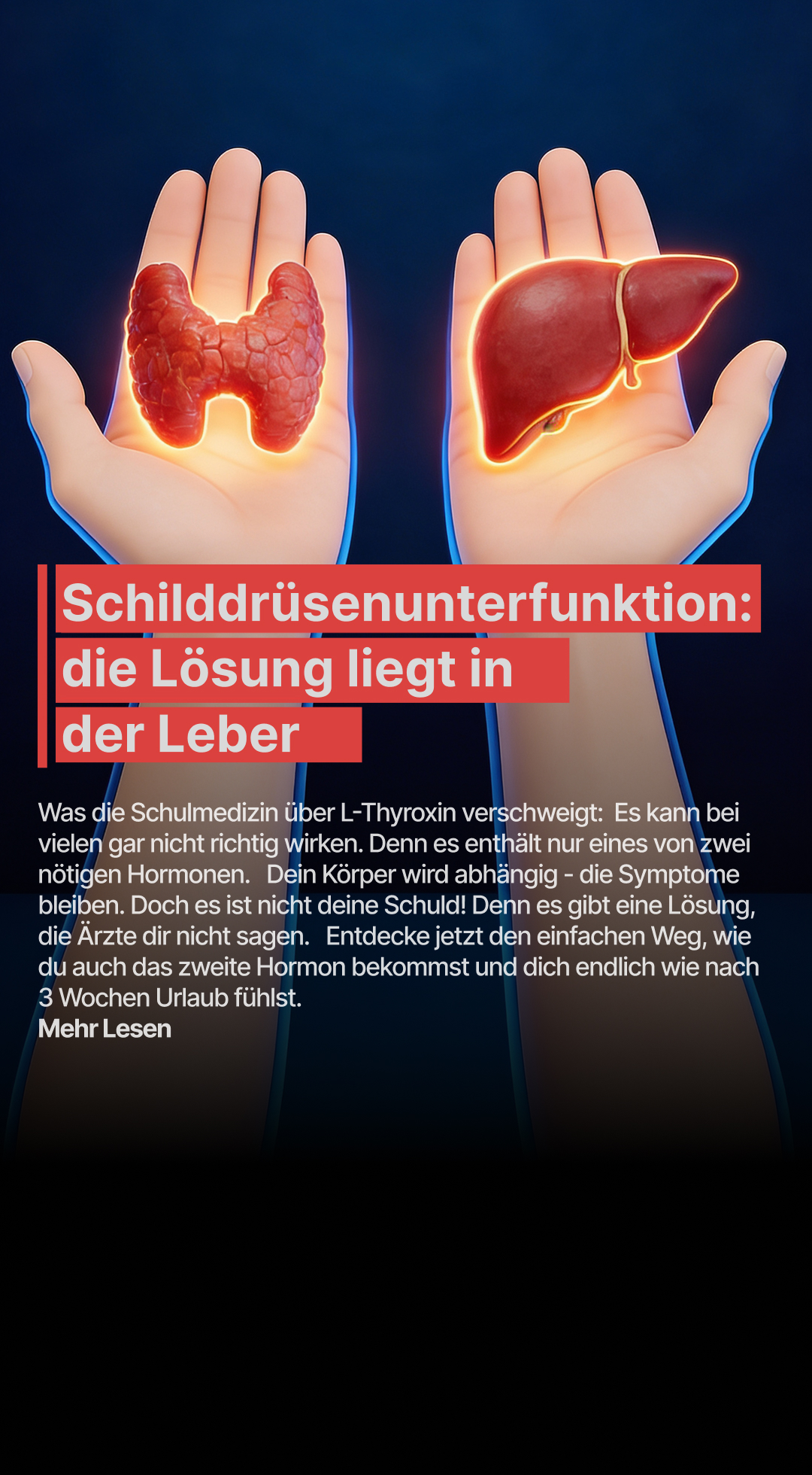Mission Schilddrüse Facebook ad