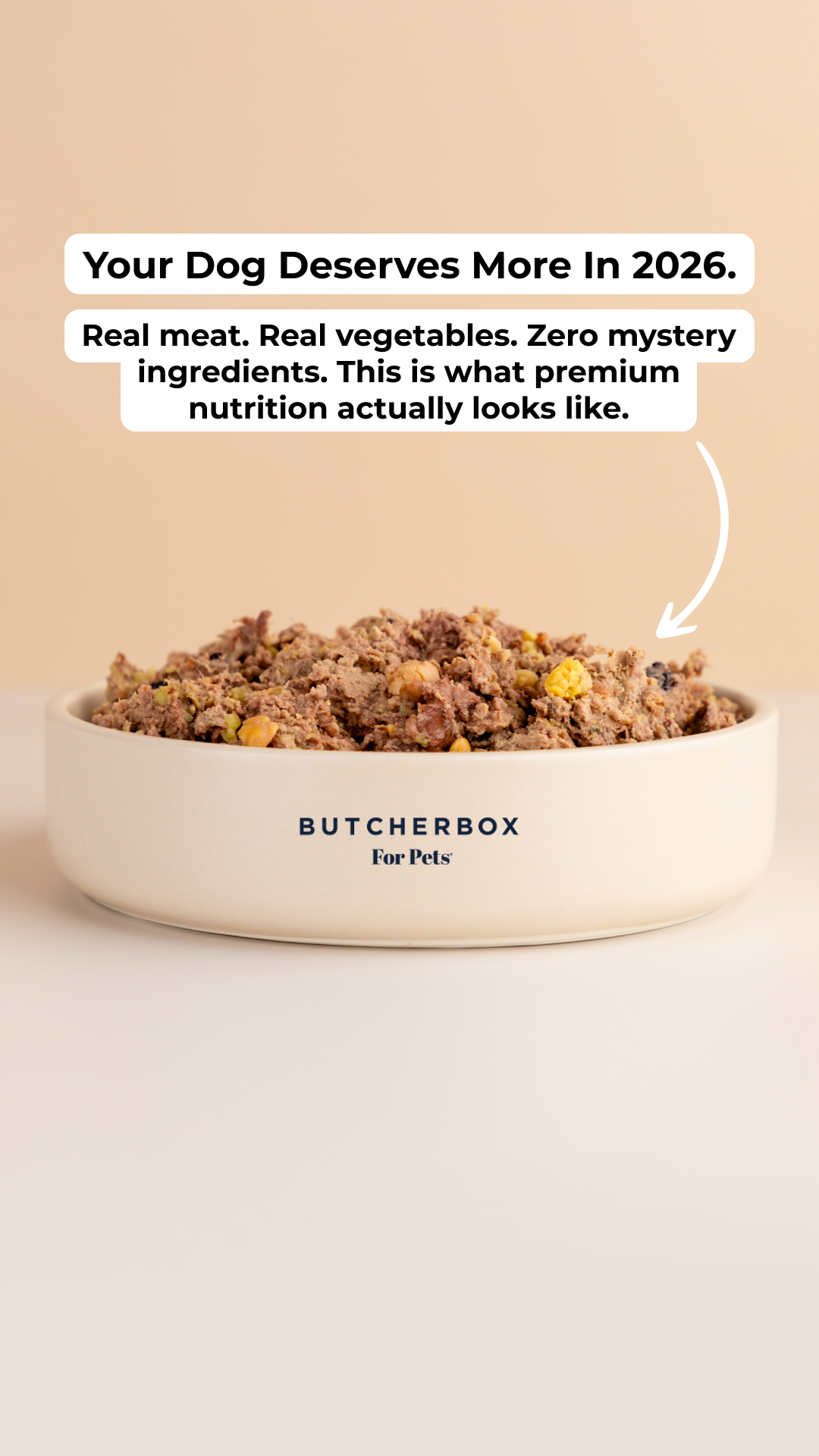 ButcherBox For Pets Facebook ad from Jan 8, 2026