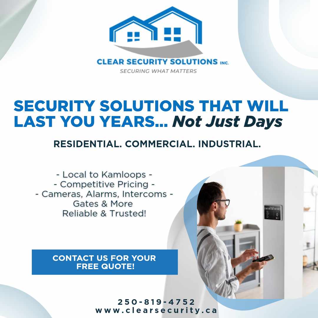 Clear Security Solutions Inc. Facebook ad: Home