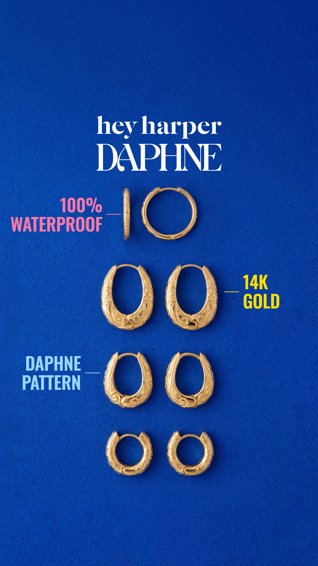 Hey Harper Facebook ad: Signature Daphne Collection