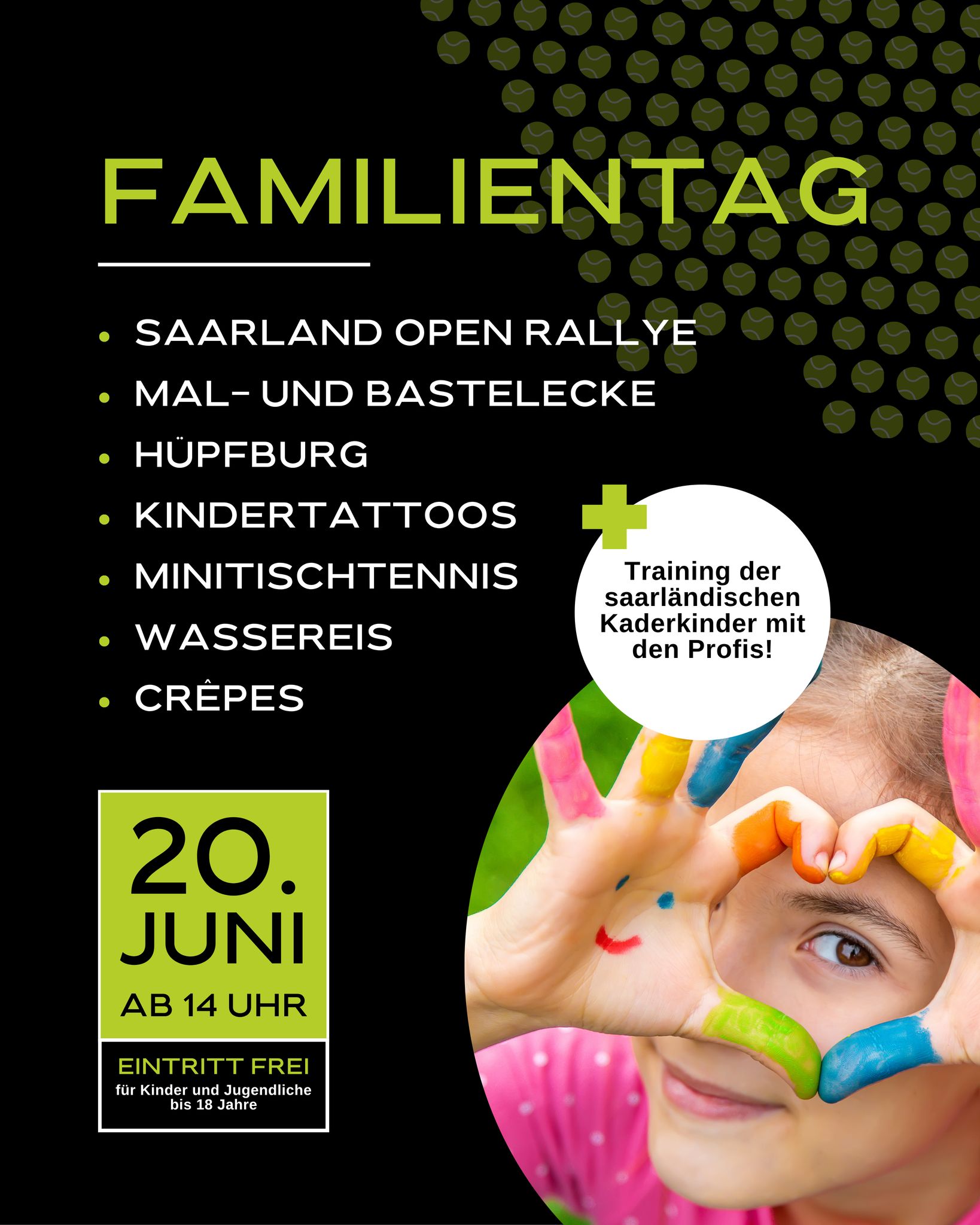 Saarland Open Facebook ad: Ticketverkauf - Saarland Open