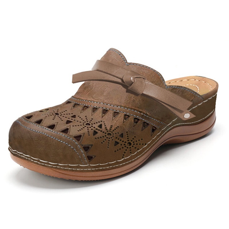 Dritnow Facebook ad: Women's Summer Bowknot Sandals, Comfy Cut-Out Design for…