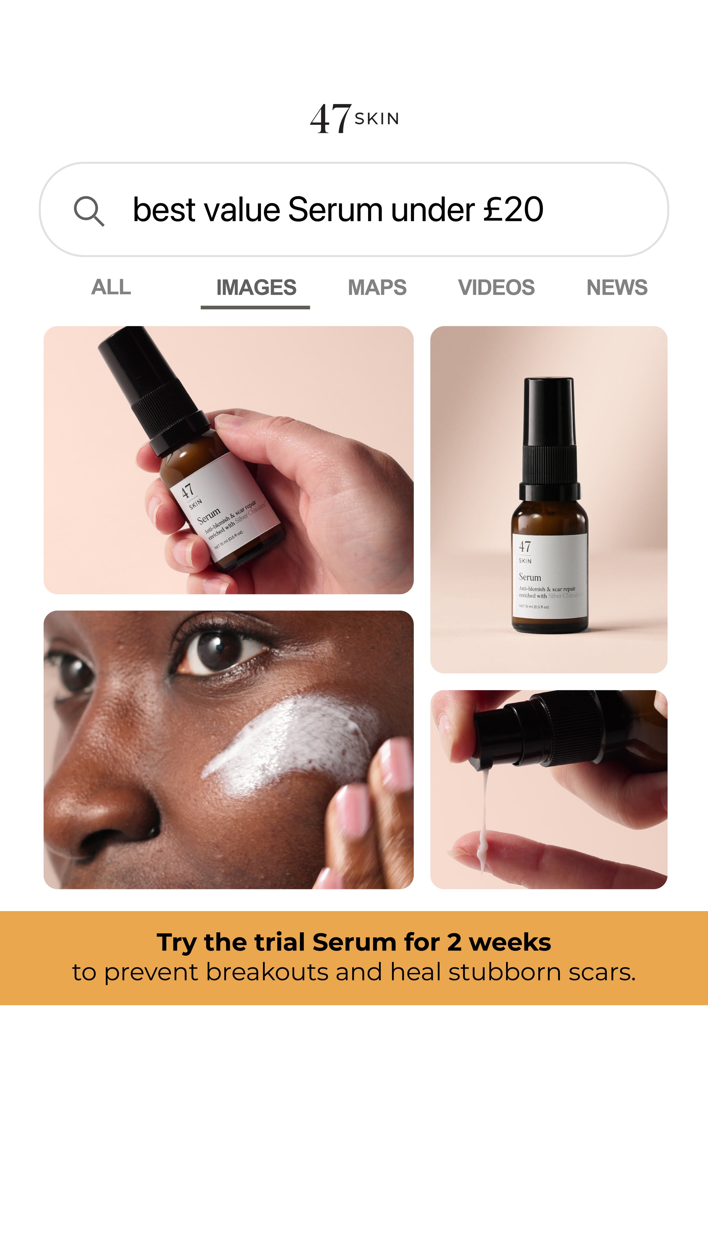 47Skin Facebook ad