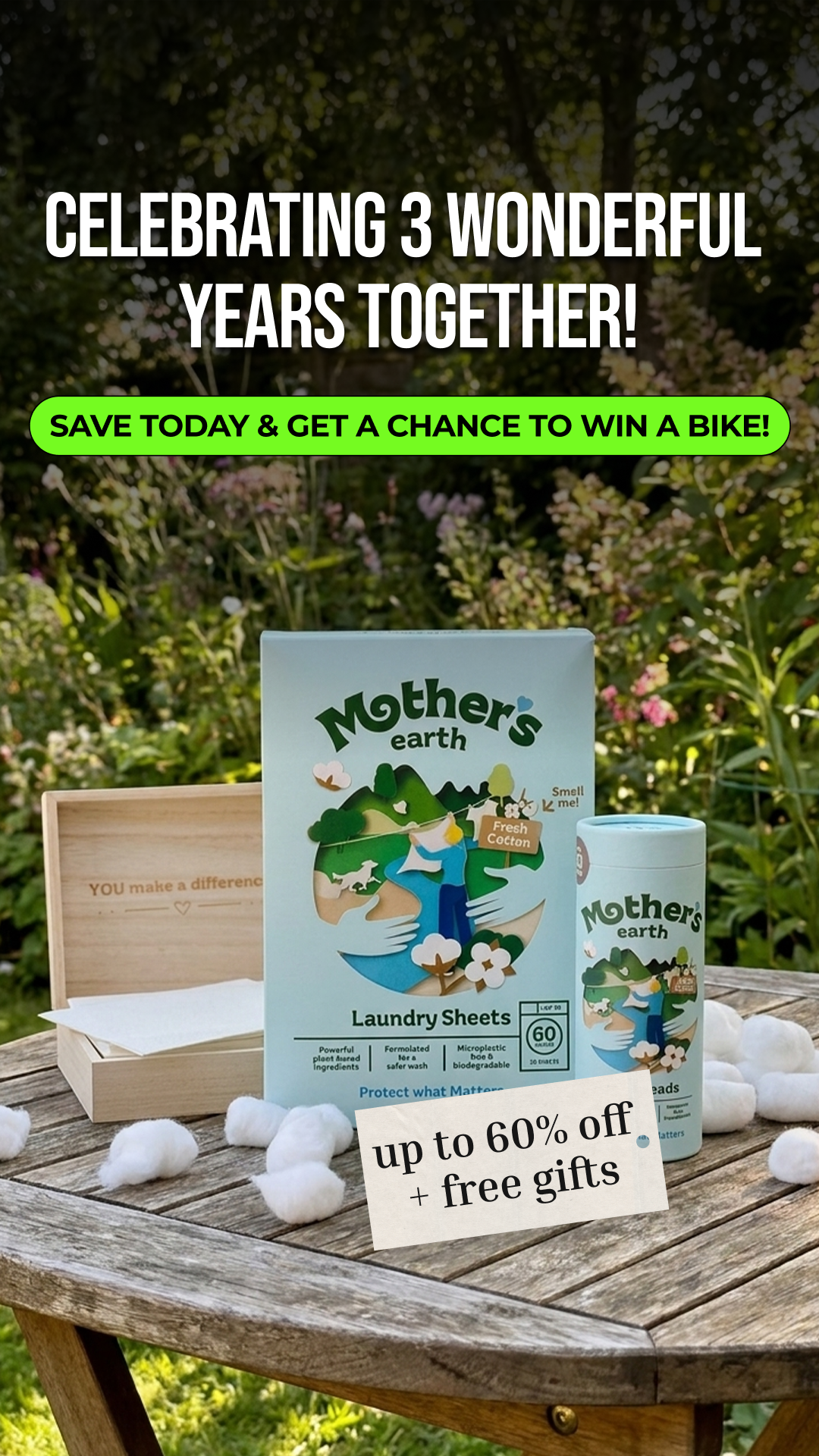 Mothers Earth Facebook ad
