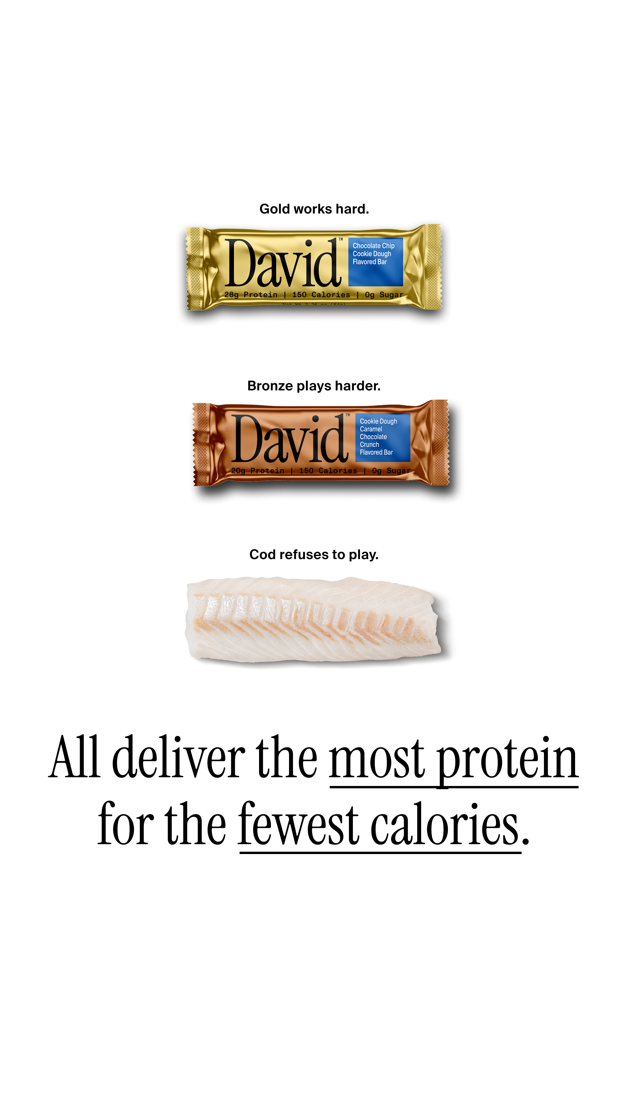 David Protein Facebook ad