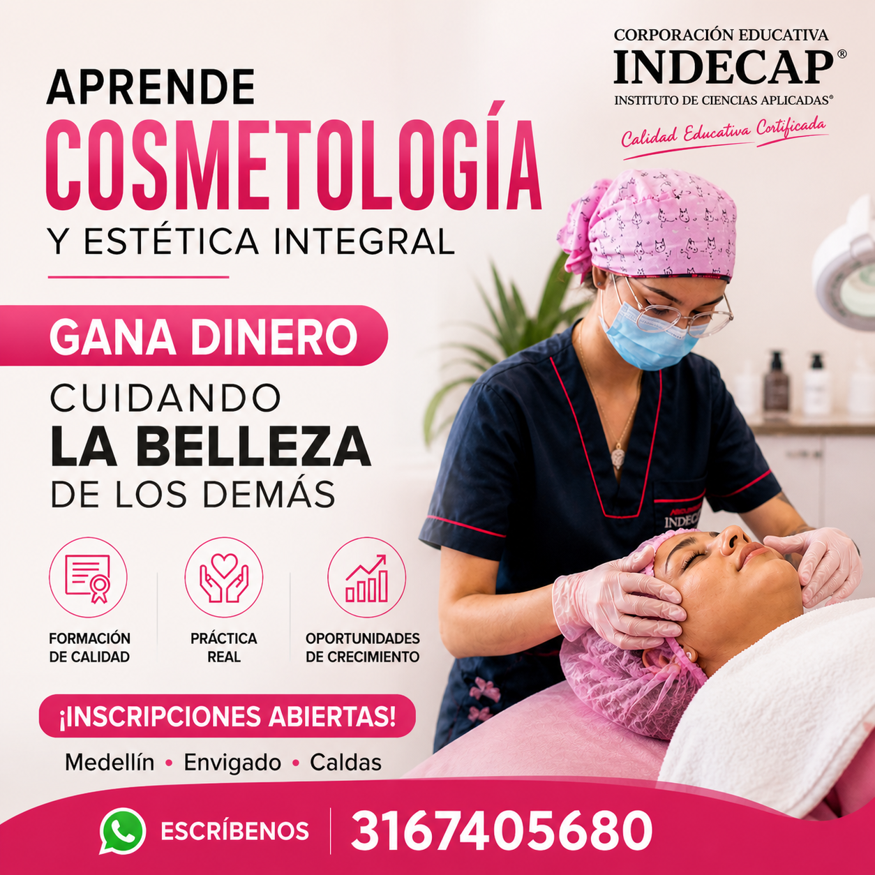 Indecap - Instituto de Ciencias Aplicadas Facebook ad