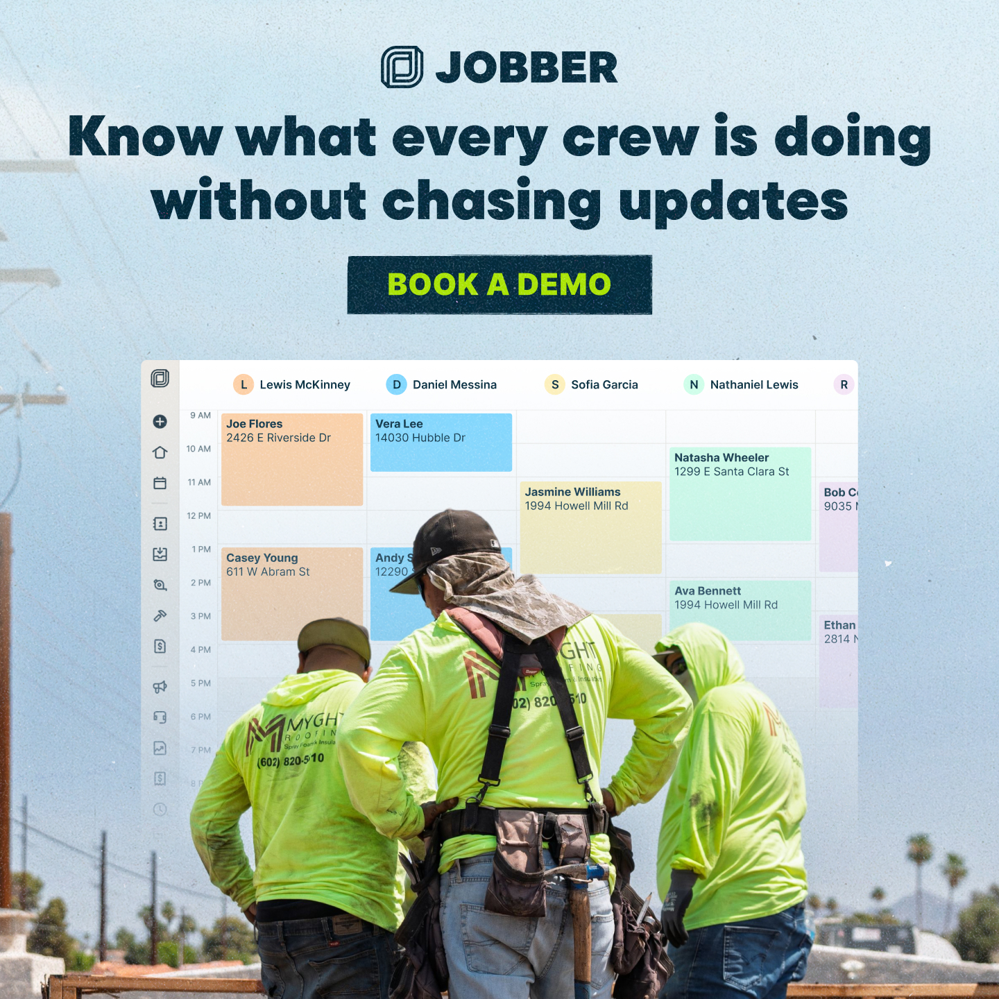 Jobber Facebook ad