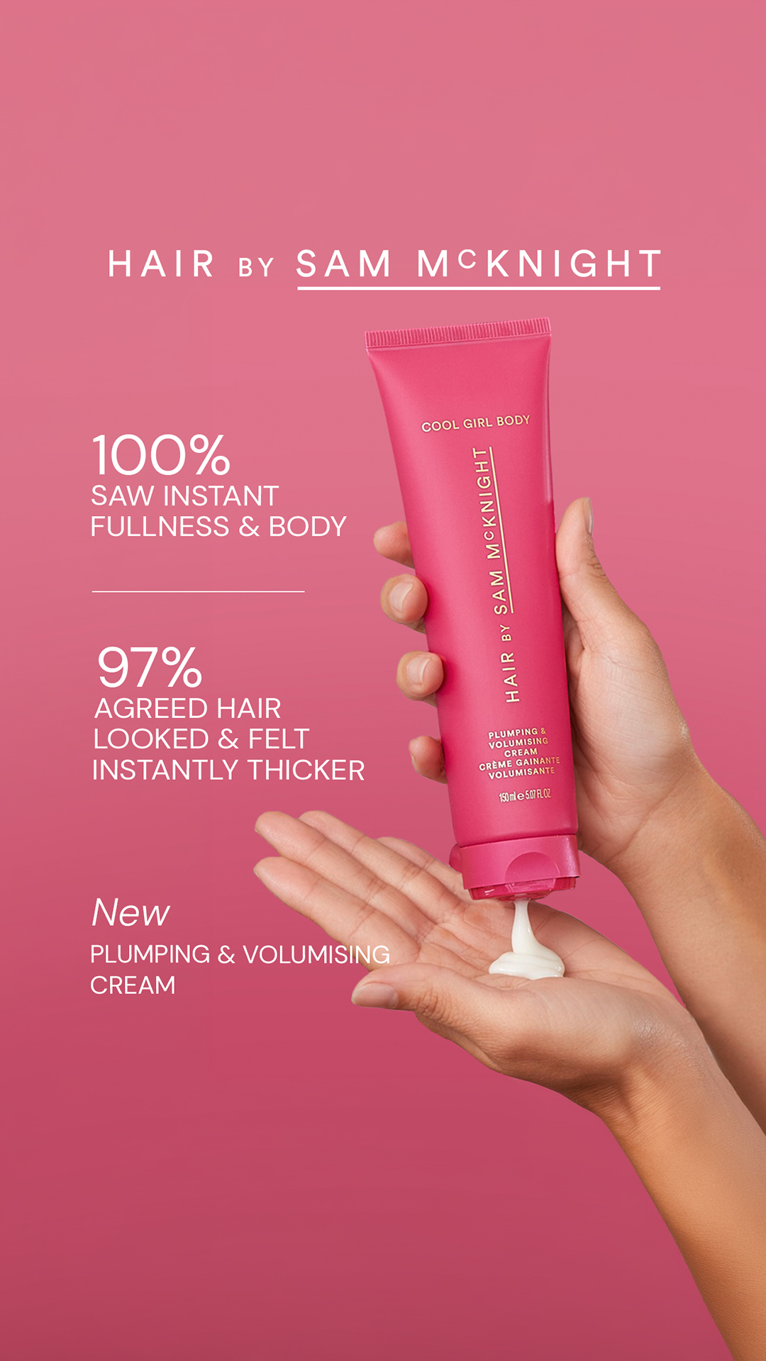 Hair by Sam McKnight Facebook ad