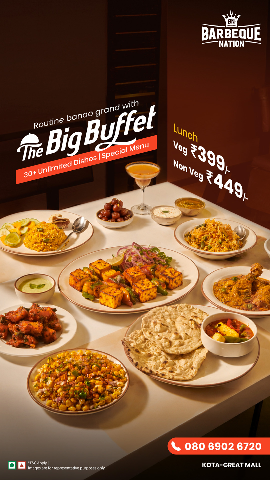 Barbeque Nation Facebook ad