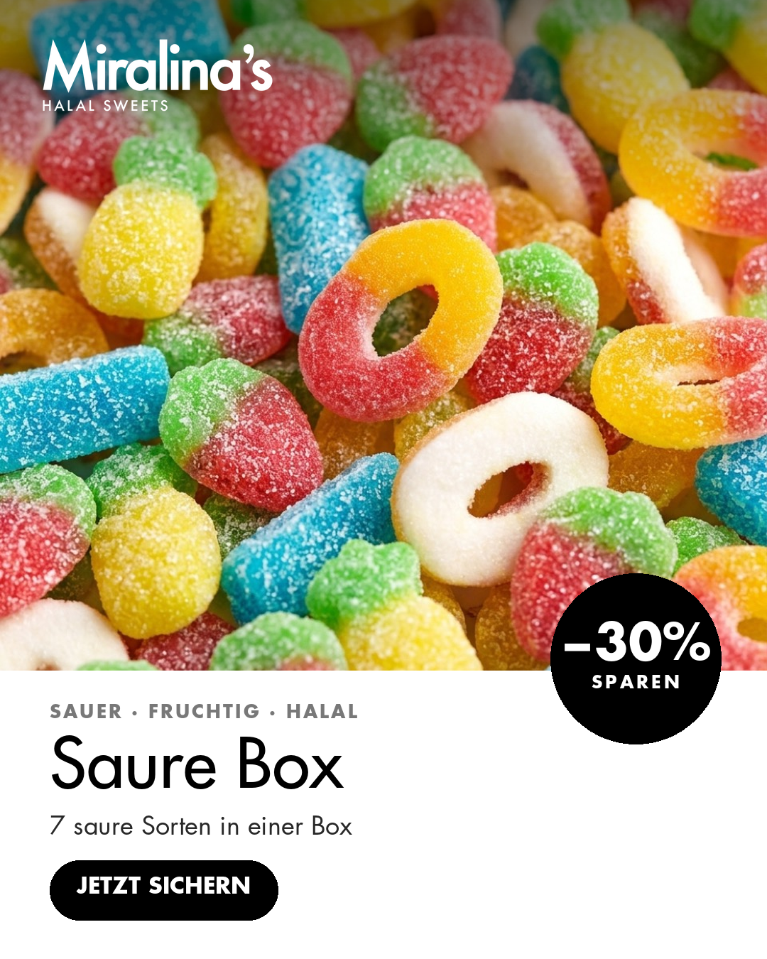 Miralina's Halal Sweets Facebook ad