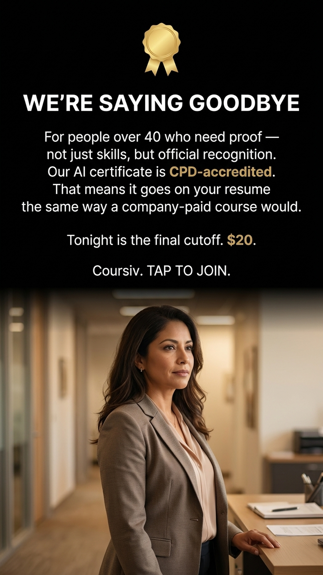 AI Simplified Facebook ad
