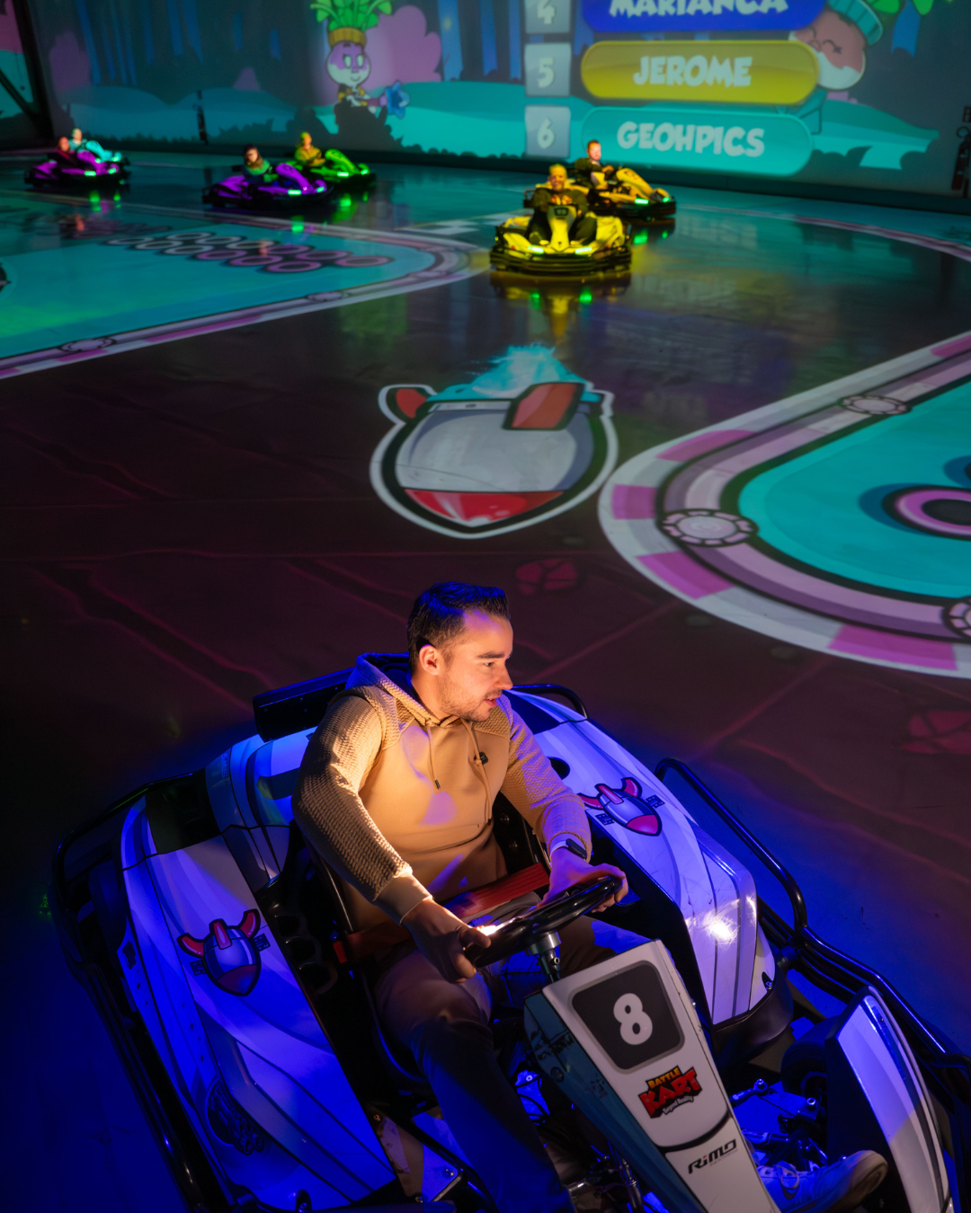 Battlekart Liège Verlaine Facebook ad from Oct 23, 2025